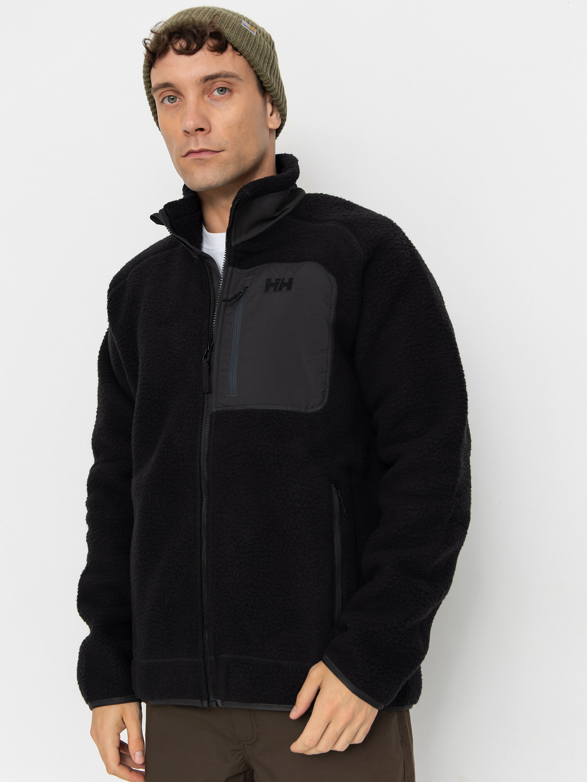 Hanorac din fleece Helly Hansen Panorama Pile Block (black)