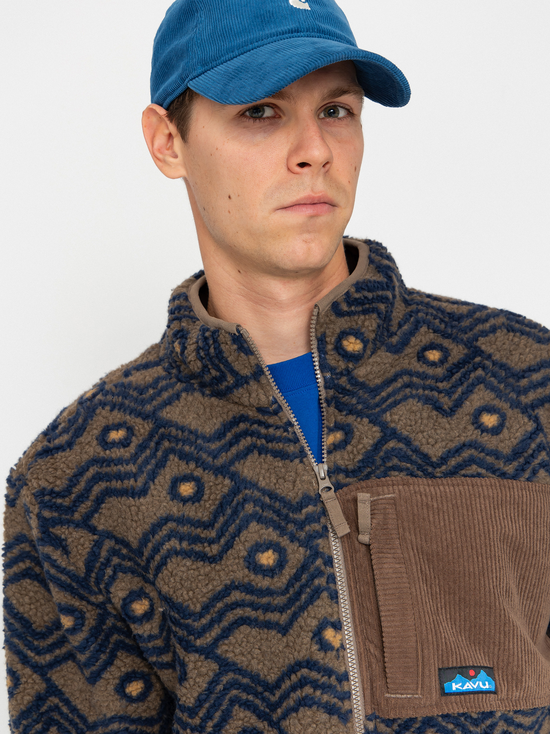 Pentru bărbați Hanorac din fleece Kavu Wayside (walnut mountain)
