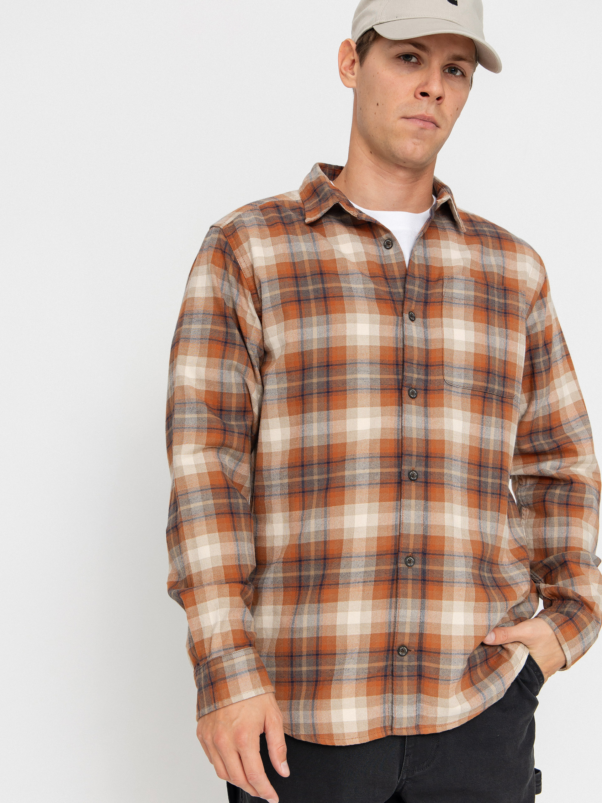 Cu0103mau0219u0103 Royal Robbins Lieback Organic Cotton Flannel (rust brown dipsea pld)