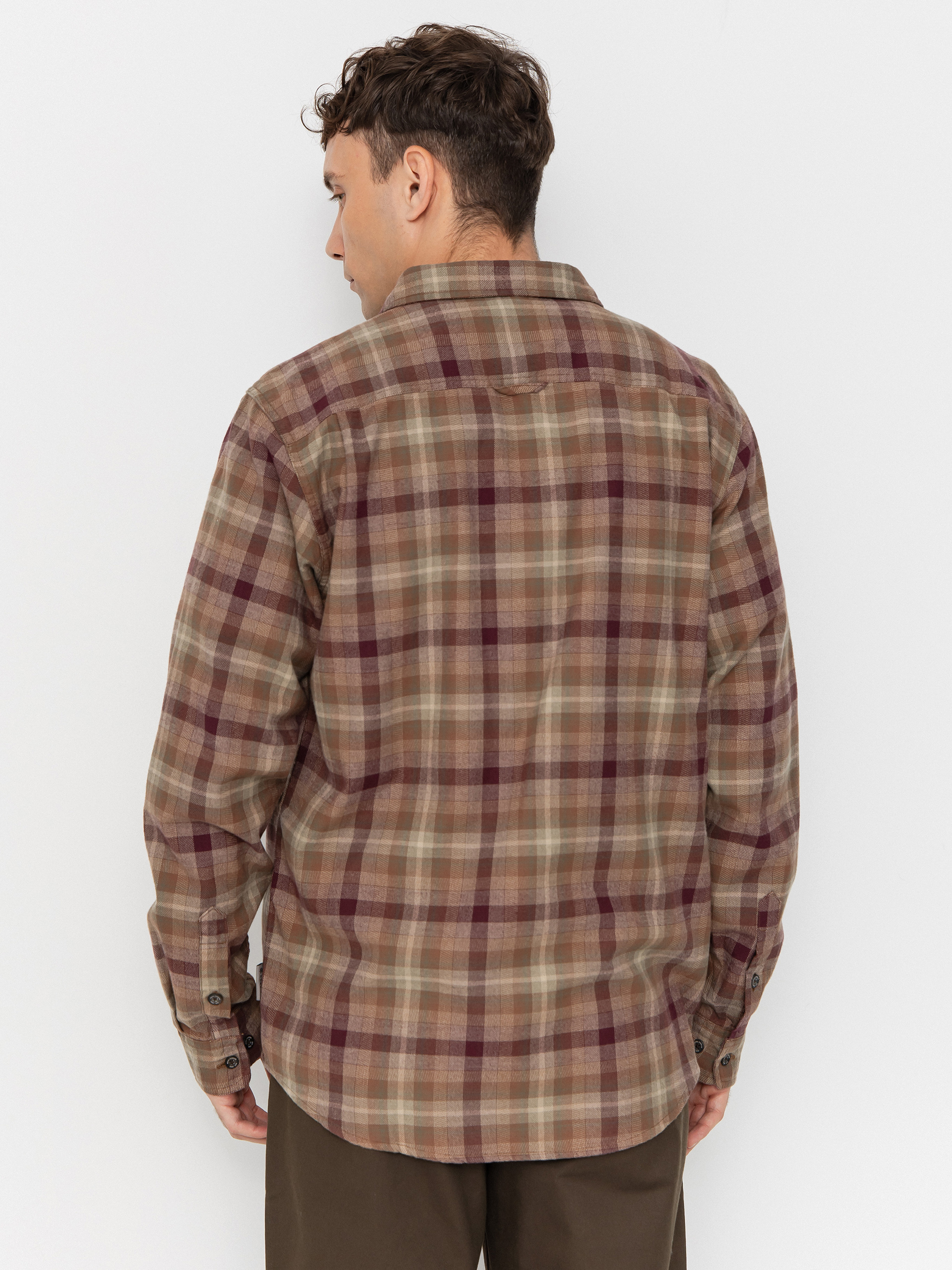 Cămașă Royal Robbins Lieback Organic Cotton Flannel (dusty olive dipsea pld)