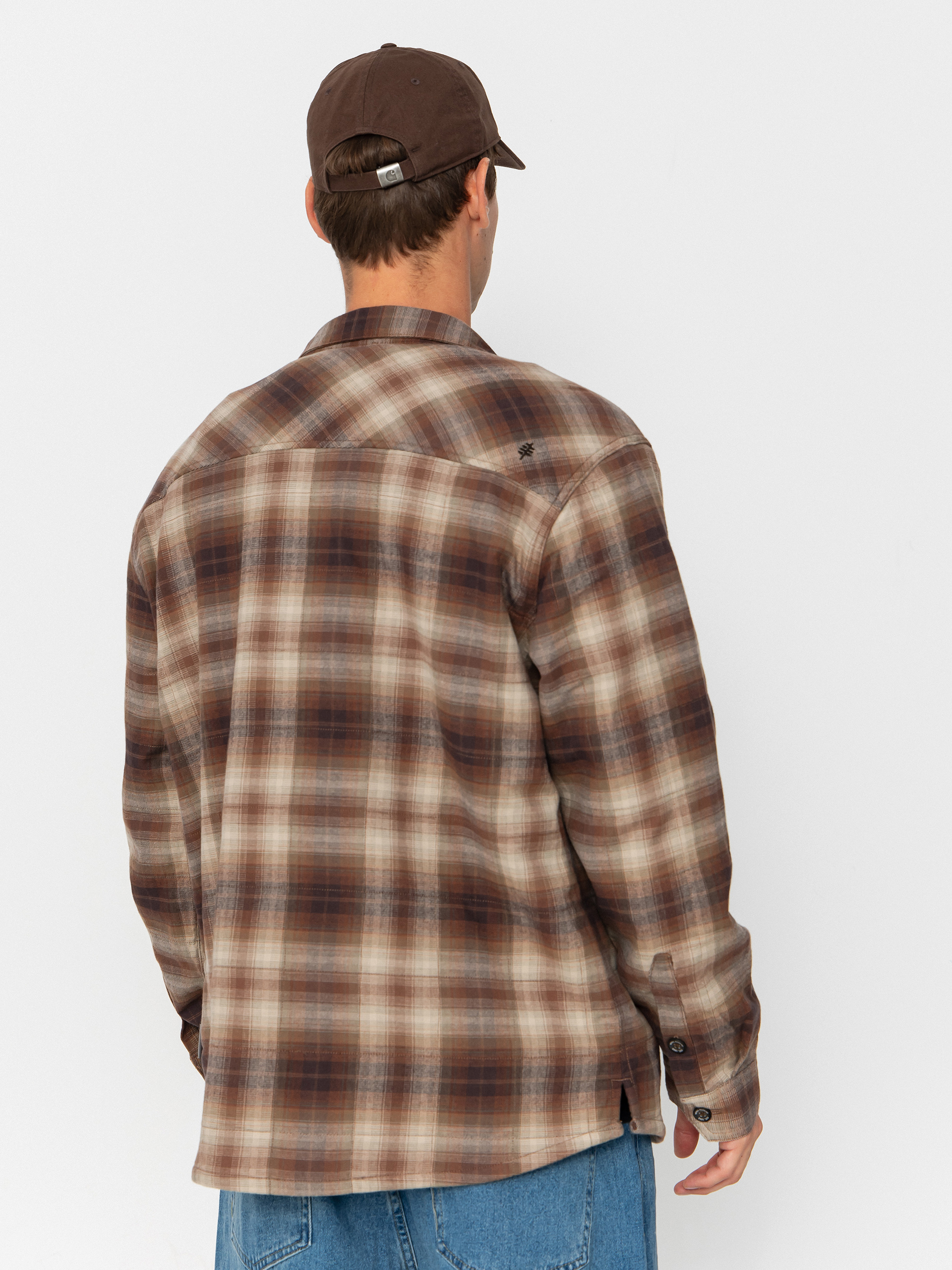 Cămașă Royal Robbins Snowcap Lined Flannel (seal brown tioga pld)
