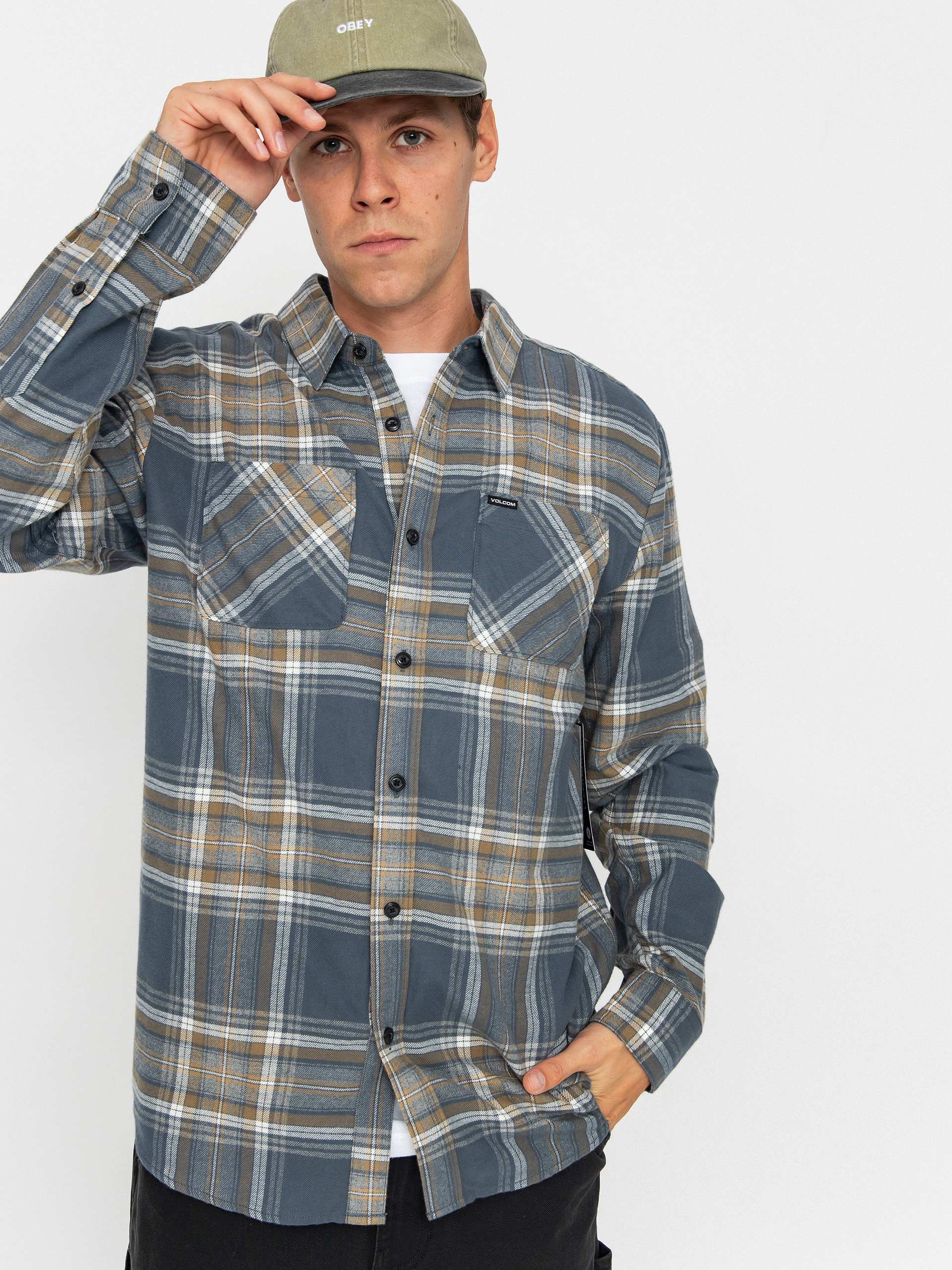 Cămașă Volcom Netastone Flannel (dark slate)