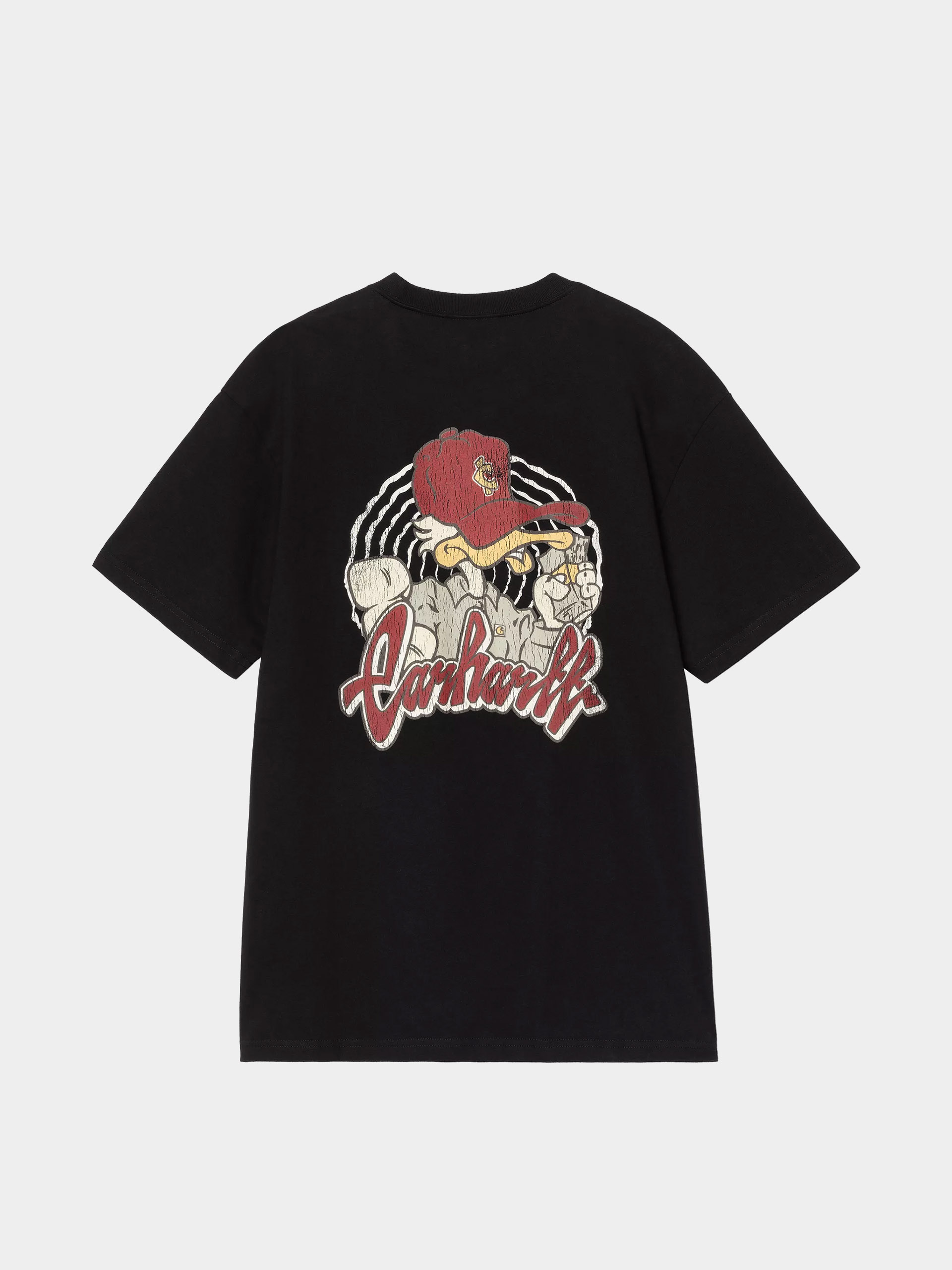 Tricou Carhartt WIP Chedda (black/heavy stone wash)