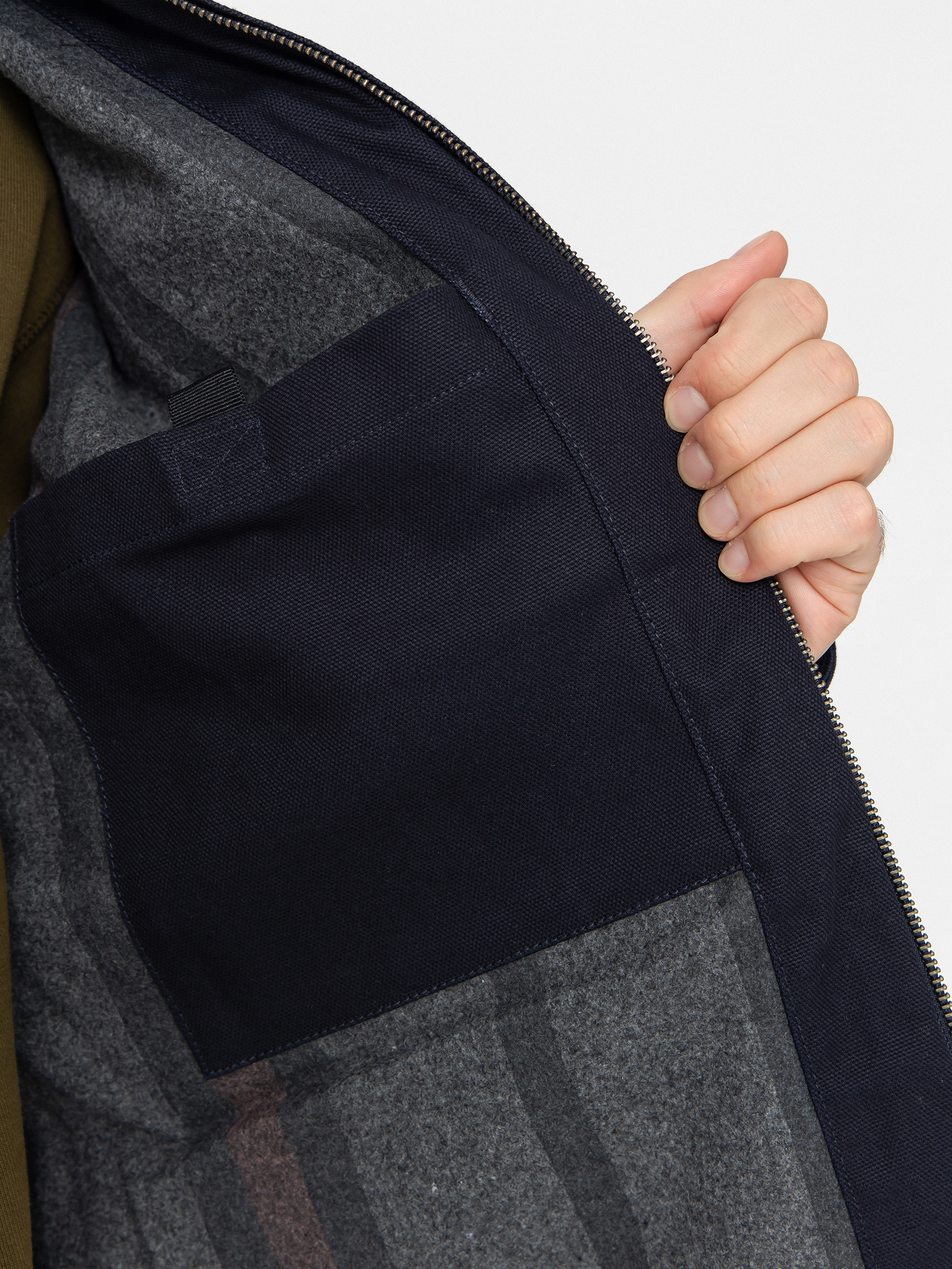 Geacă Carhartt WIP Detroit (dark navy/black/rigid)