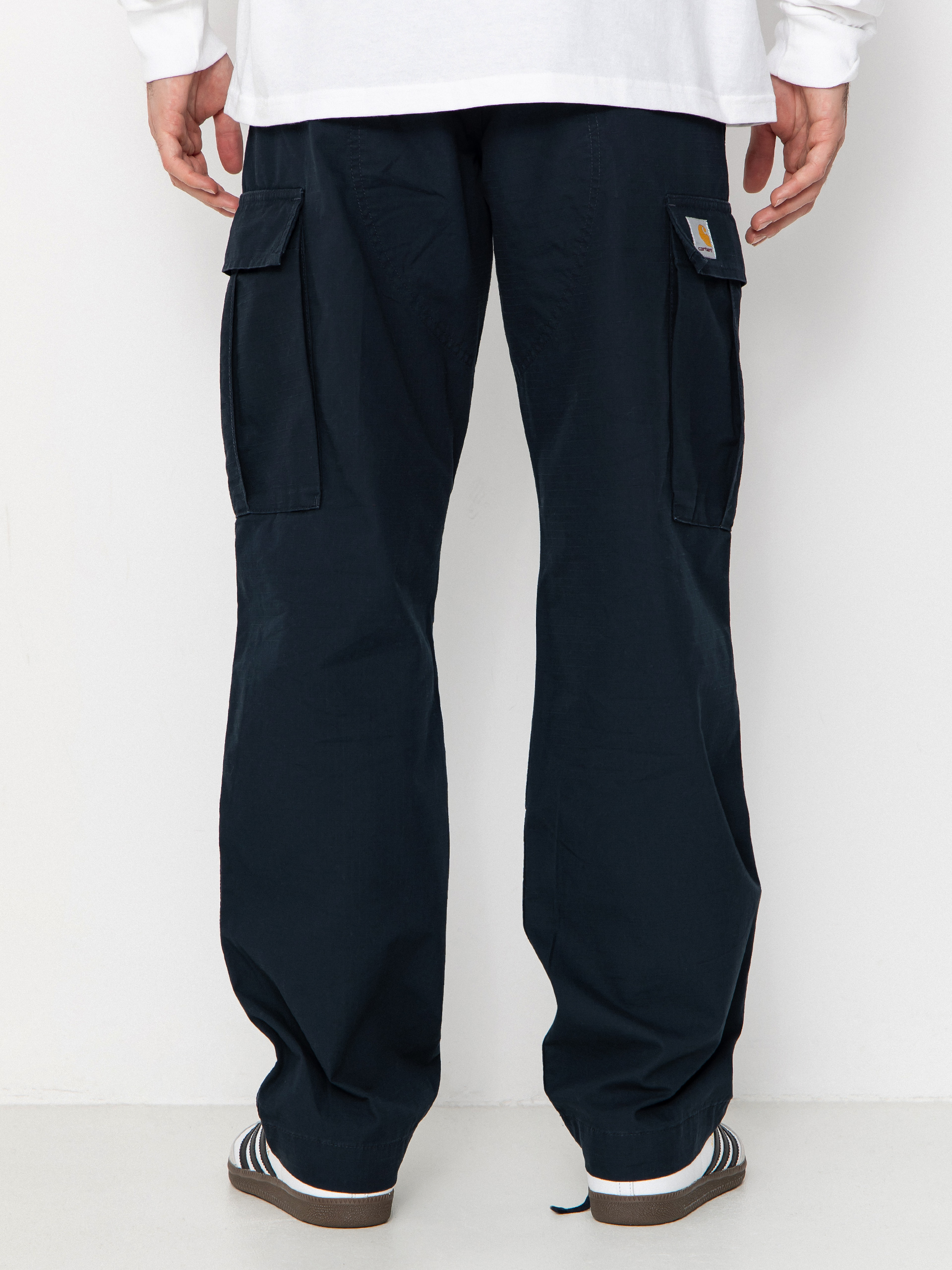 Pantaloni Carhartt WIP Regular Cargo (deep night/rinsed)