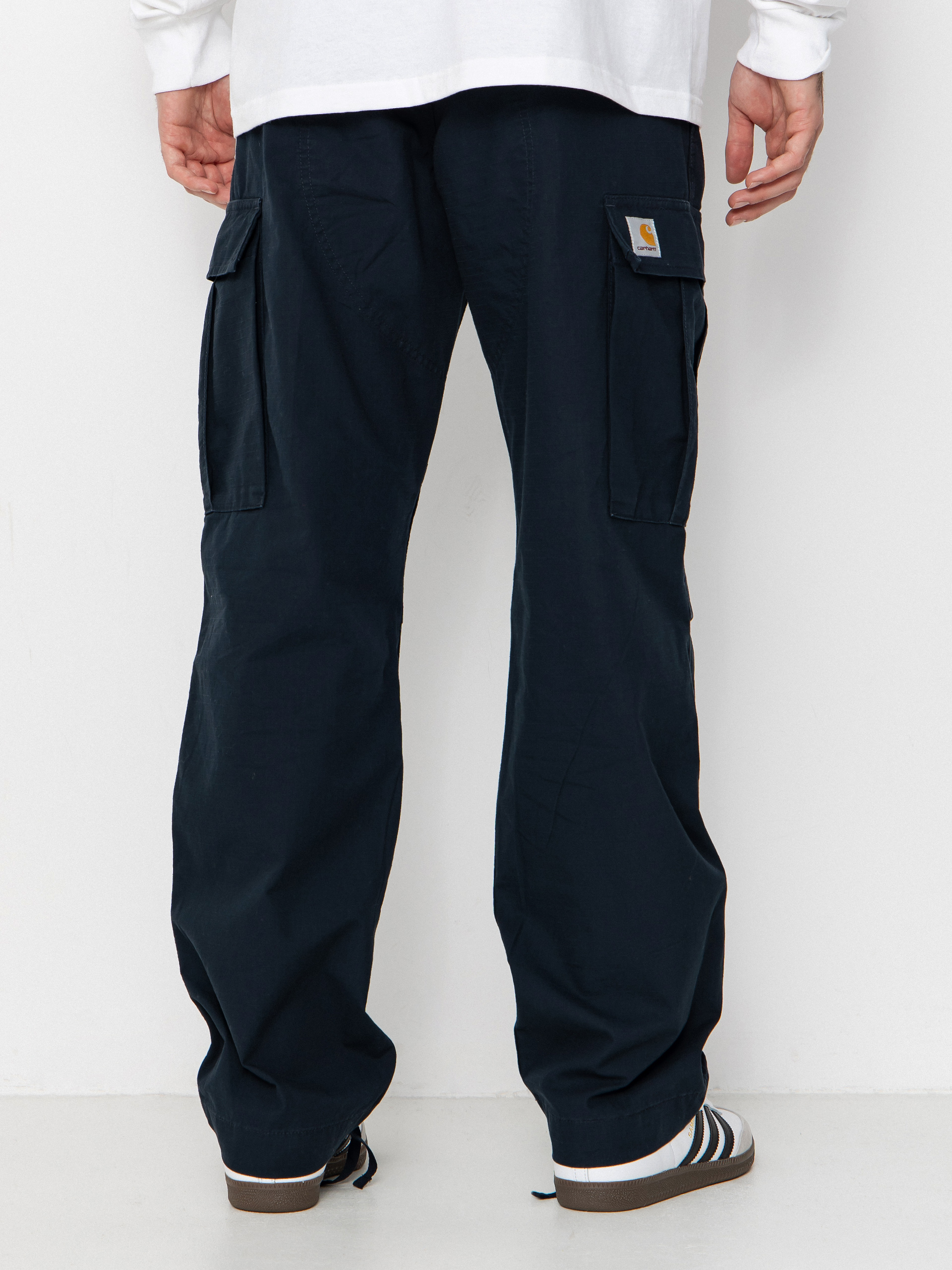 Pantaloni Carhartt WIP Regular Cargo (deep night/rinsed)