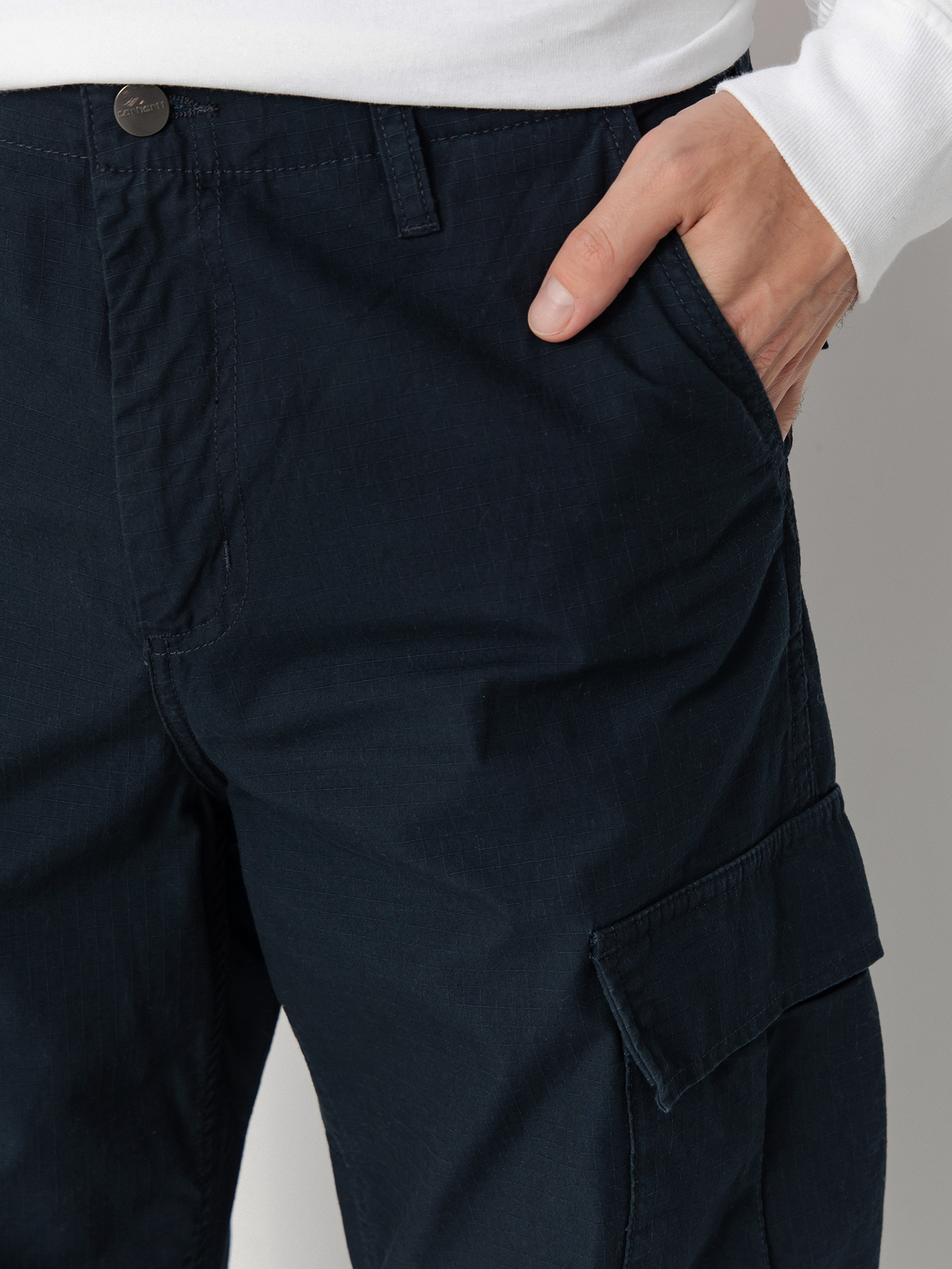 Pantaloni Carhartt WIP Regular Cargo (deep night/rinsed)
