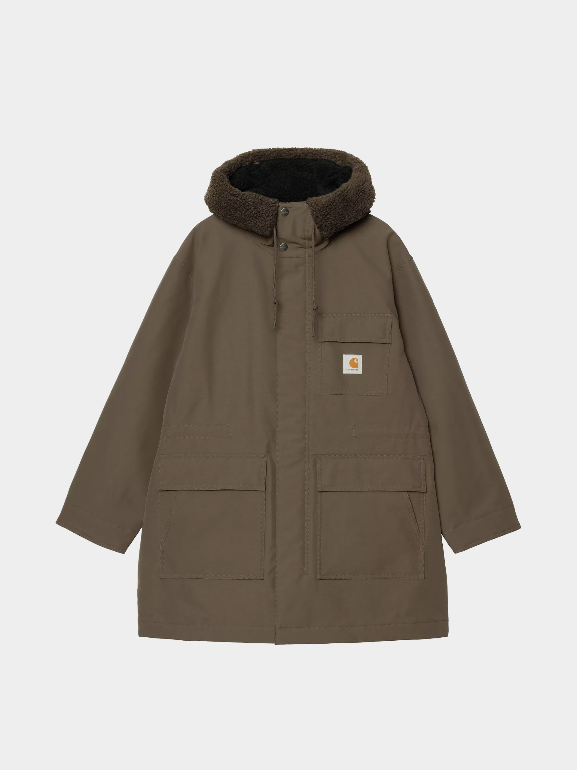 Geacă Carhartt WIP Siberia Parka - maro (vitola)