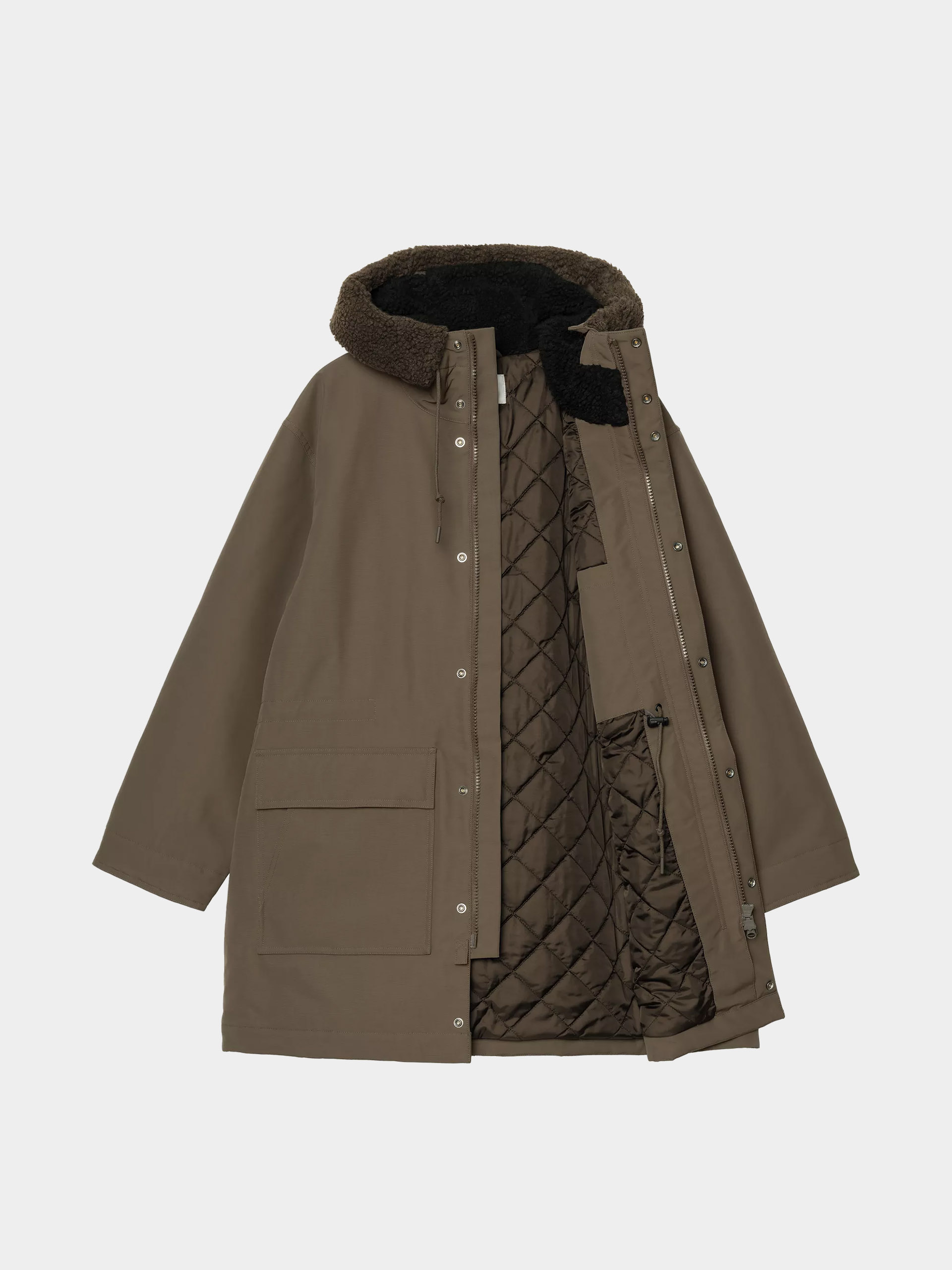 Geacă Carhartt WIP Siberia Parka - maro (vitola)