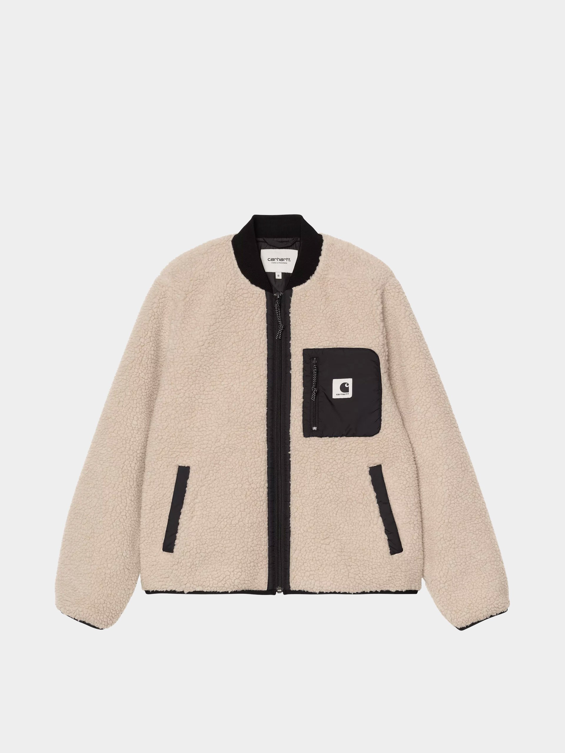 Geacă Carhartt WIP Janet Wmn (fleur de sel/black)