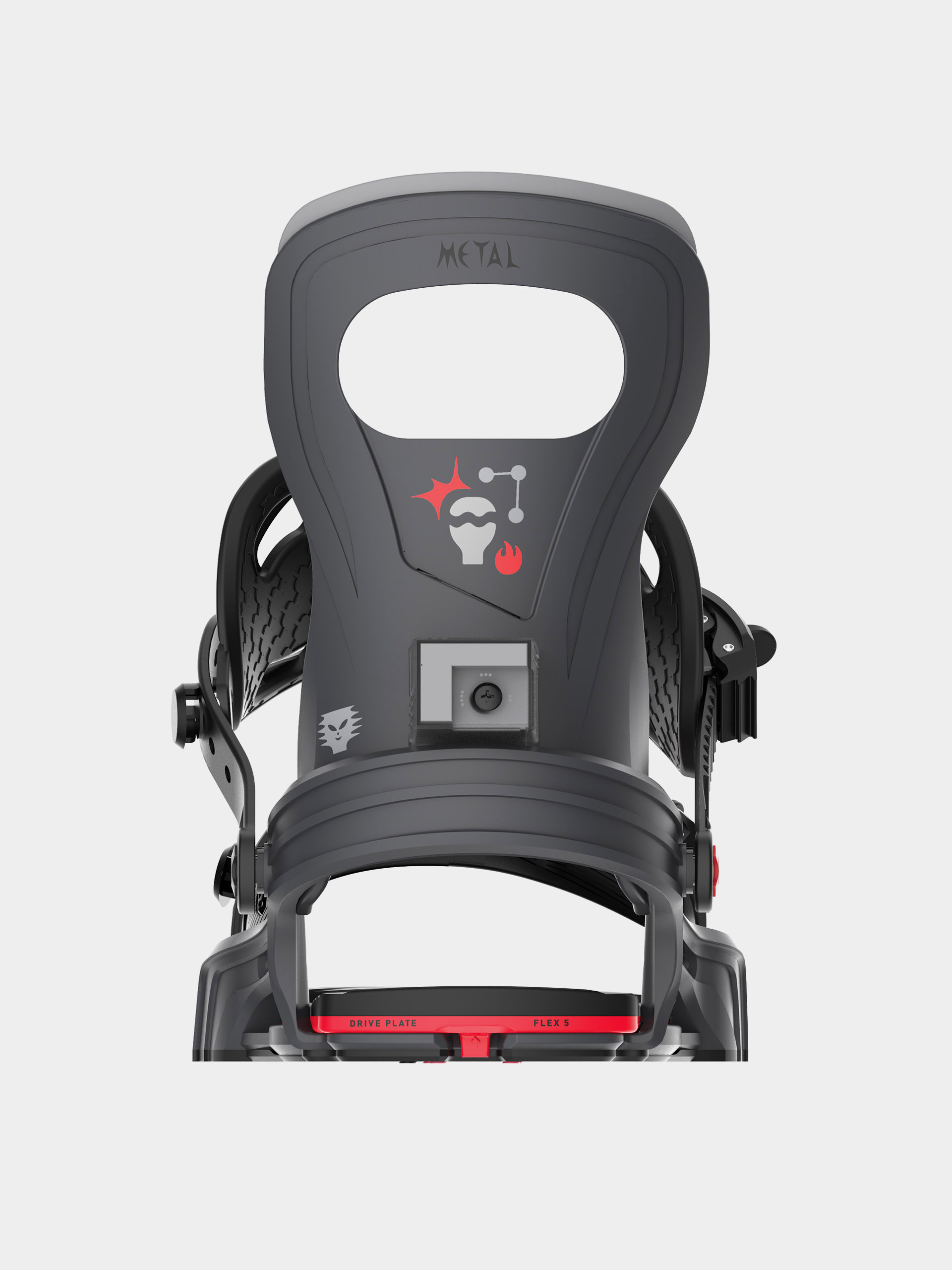 Pentru bărbați Legături pentru snowboard Bent Metal Joint (grey)