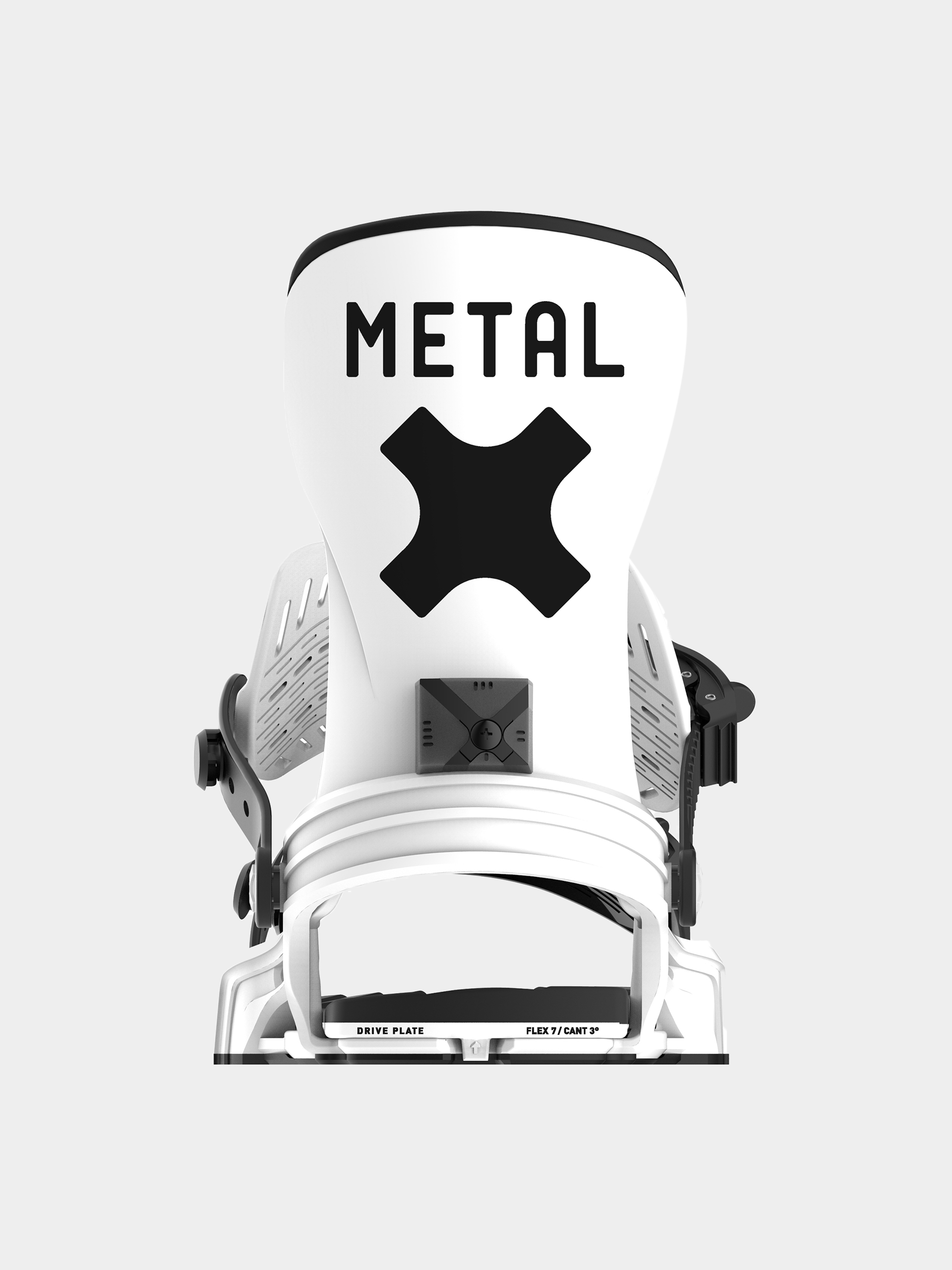 Pentru bărbați Legături pentru snowboard Bent Metal Axtion (white)