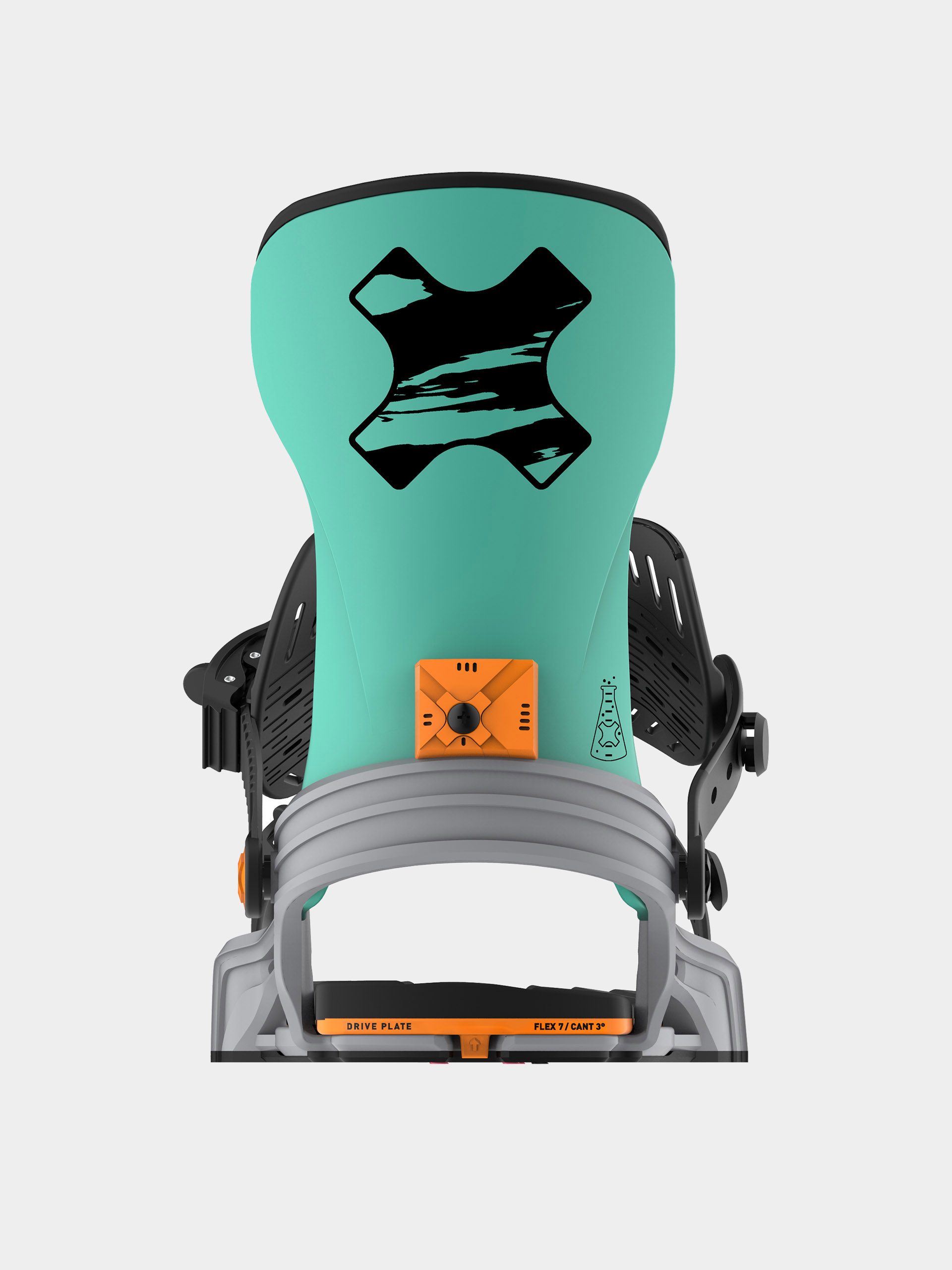 Pentru bărbați Legături pentru snowboard Bent Metal Axtion (grey/green)