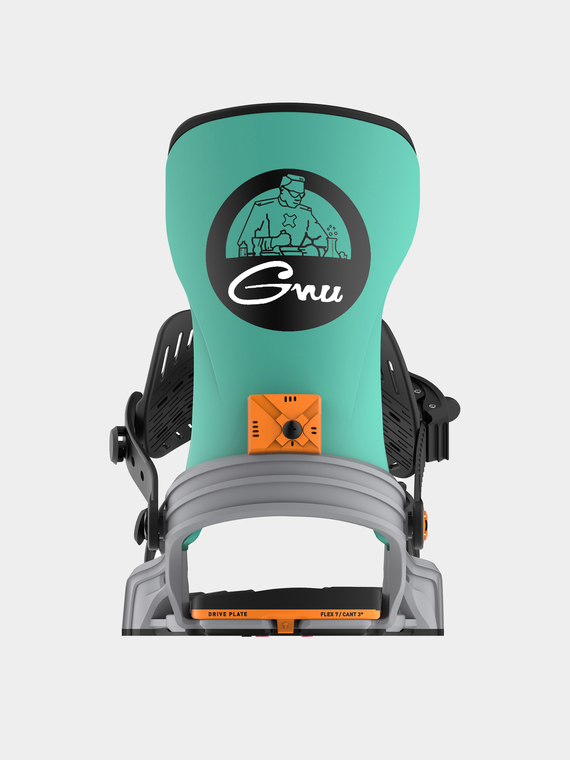 Pentru bărbați Legături pentru snowboard Bent Metal Axtion (grey/green)