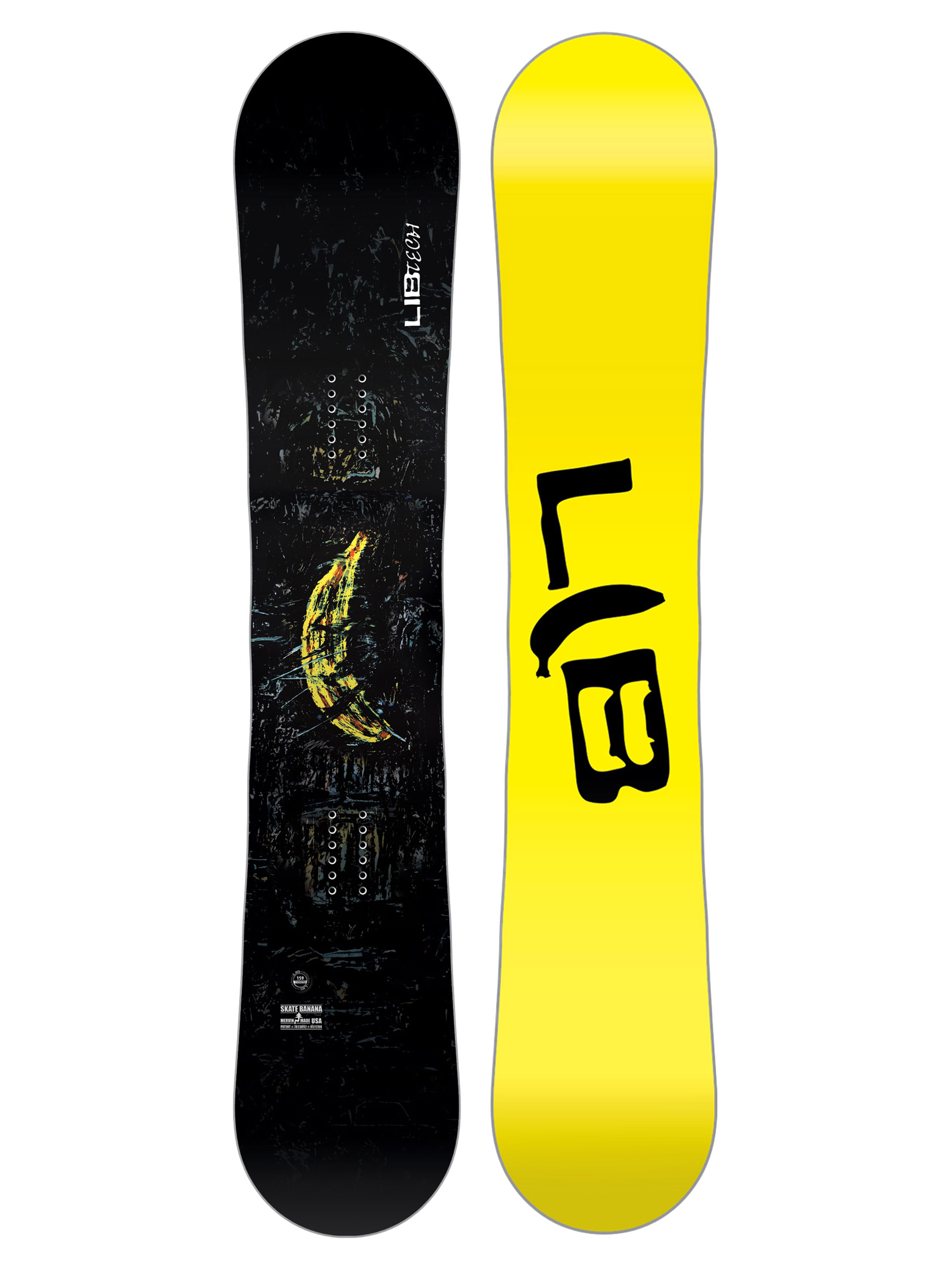 Snowboard Lib Tech Skate Banana (yellow/black)
