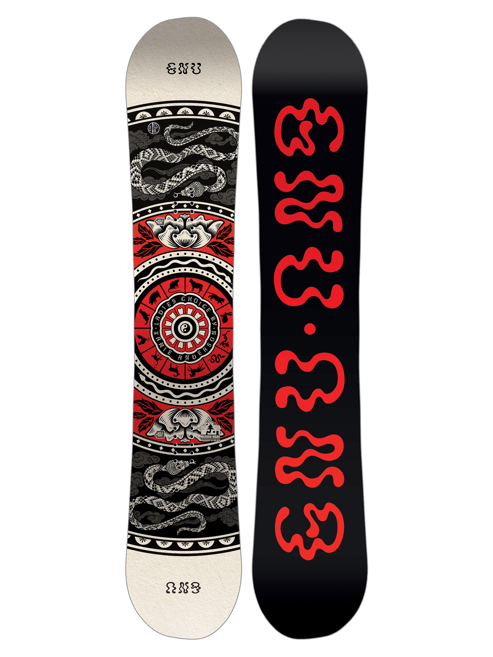 Snowboard Gnu Ladies Choice Wmn (black/red)