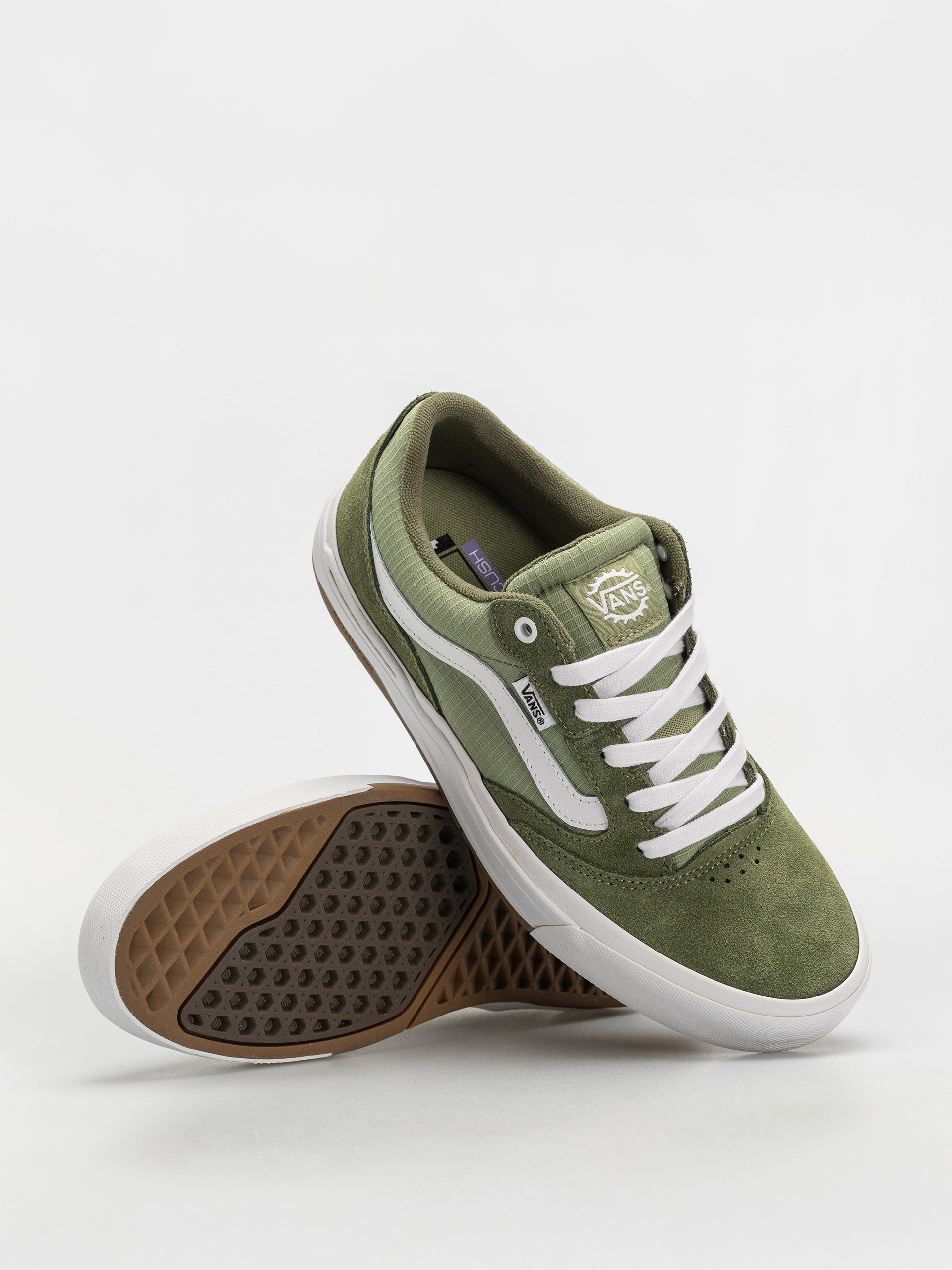 わかば Pantofi Vans Bmx Proof Wafflecup - verde (olive/white)
