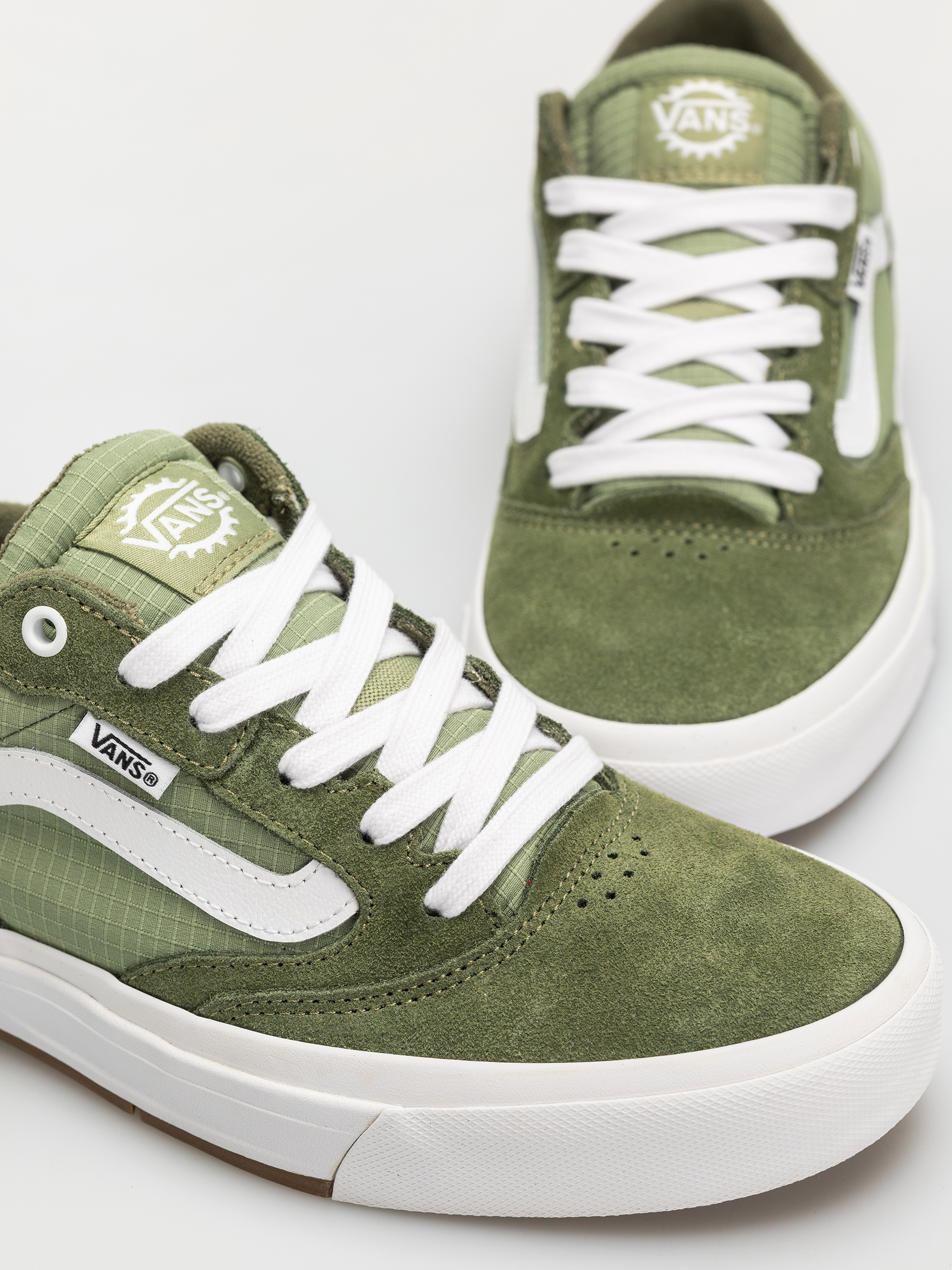 Pantofi Vans Bmx Proof Wafflecup - verde (olive/white)