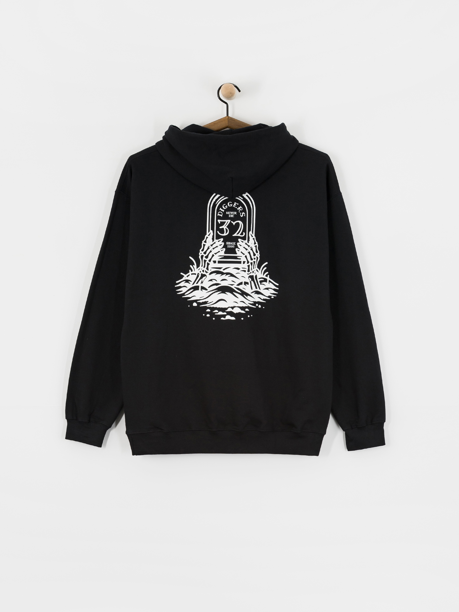 Hanorac cu glugă ThirtyTwo Digger HD (black)