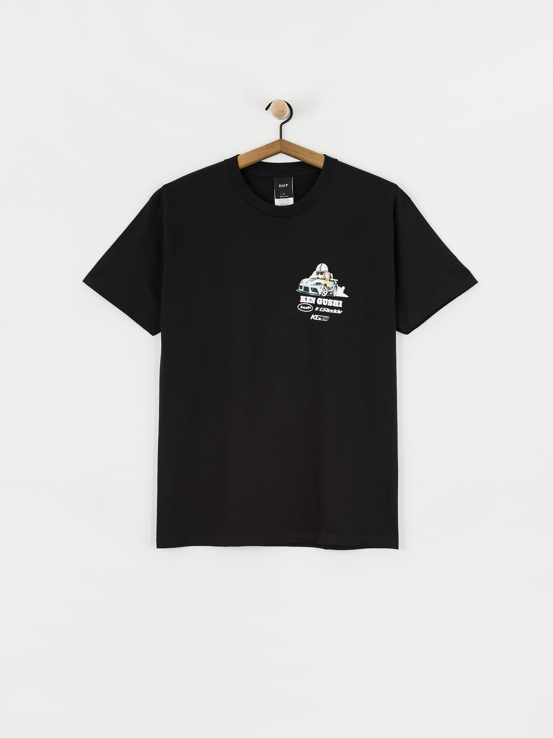 Tricou HUF X Greddy Gushi (black)