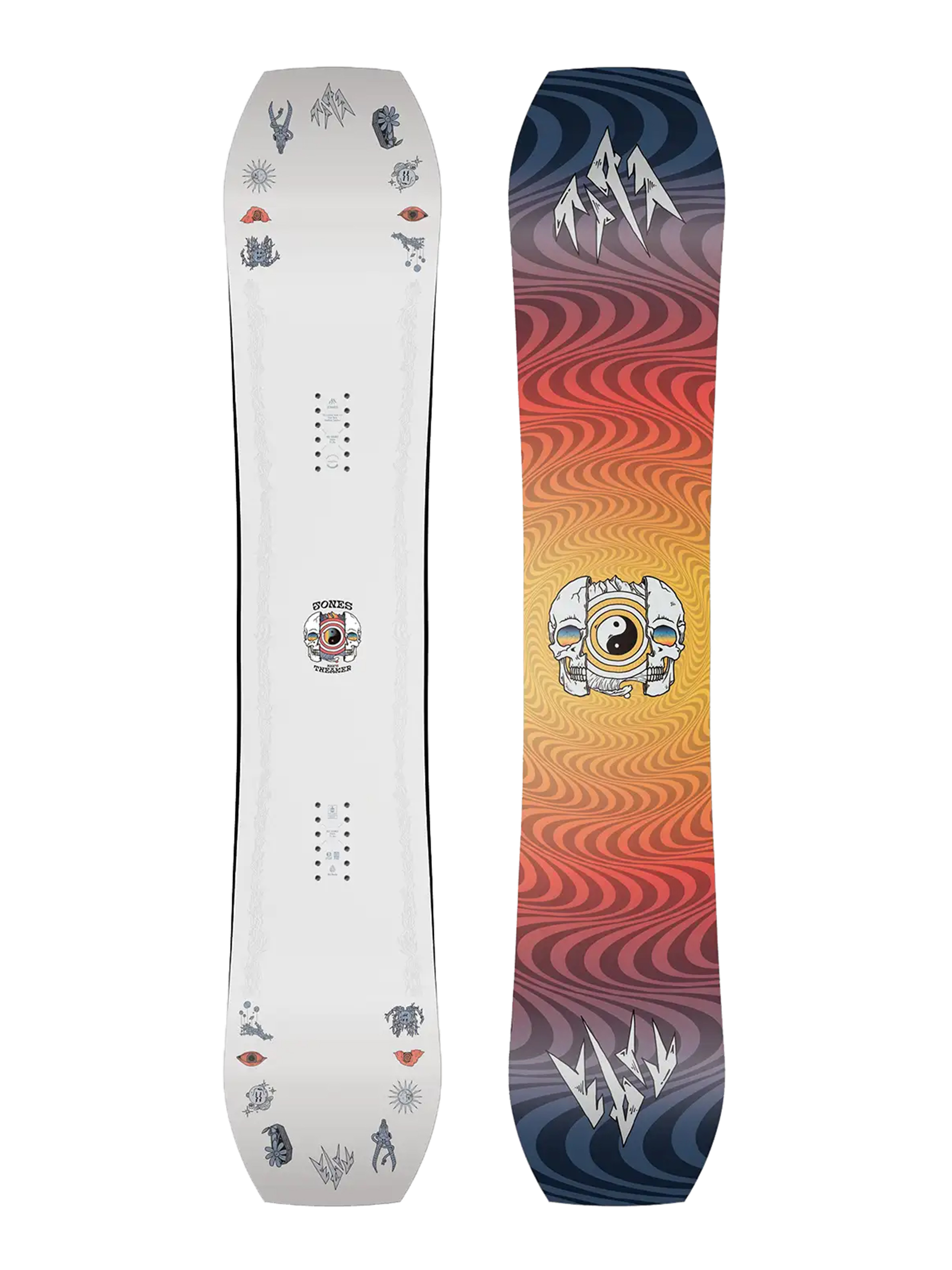 Snowboard Jones Snowboards Tweaker - alb, multicolor (white)