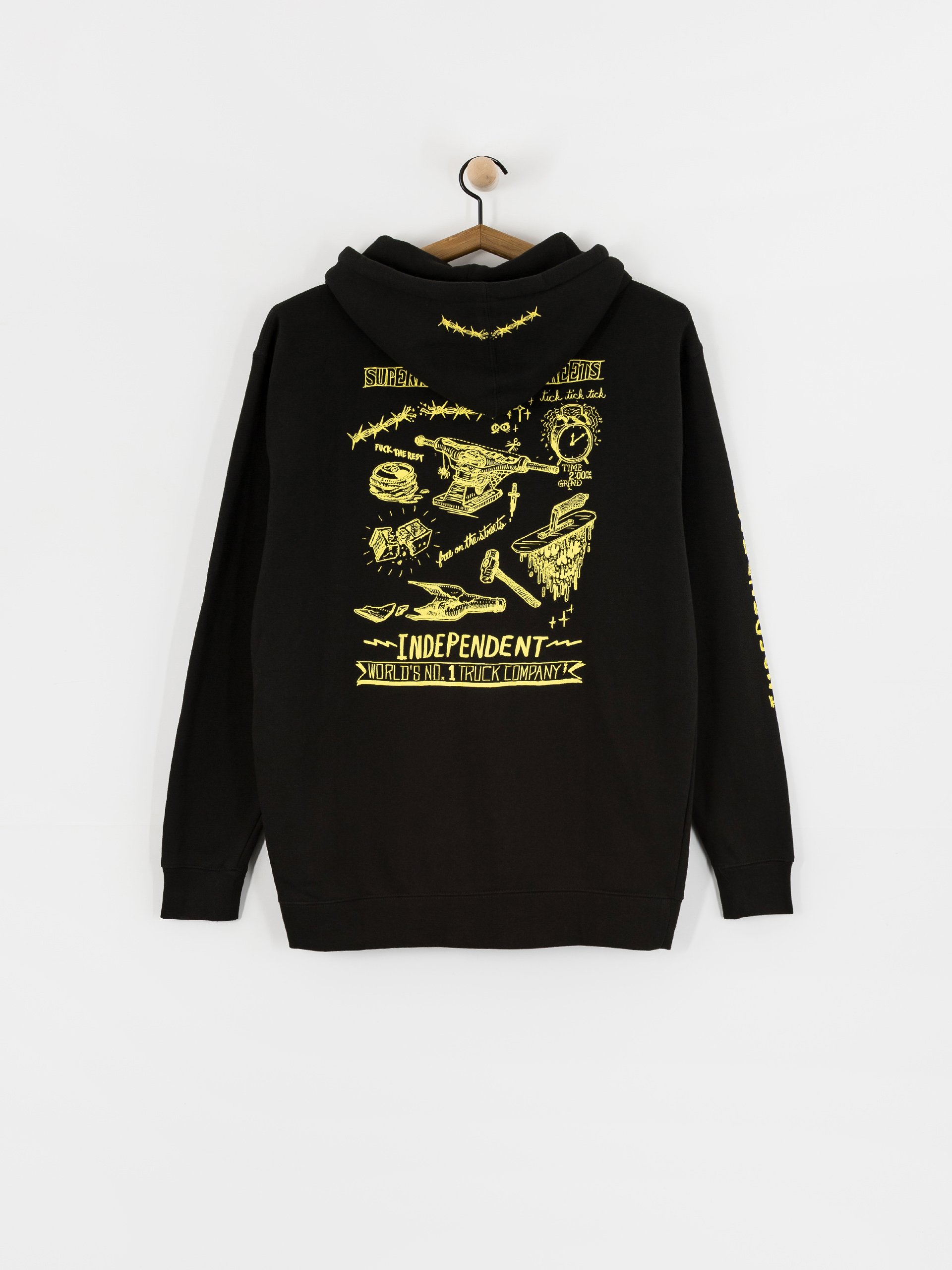 Hanorac cu glugă Independent Bratrud Notebook ZHD (black)