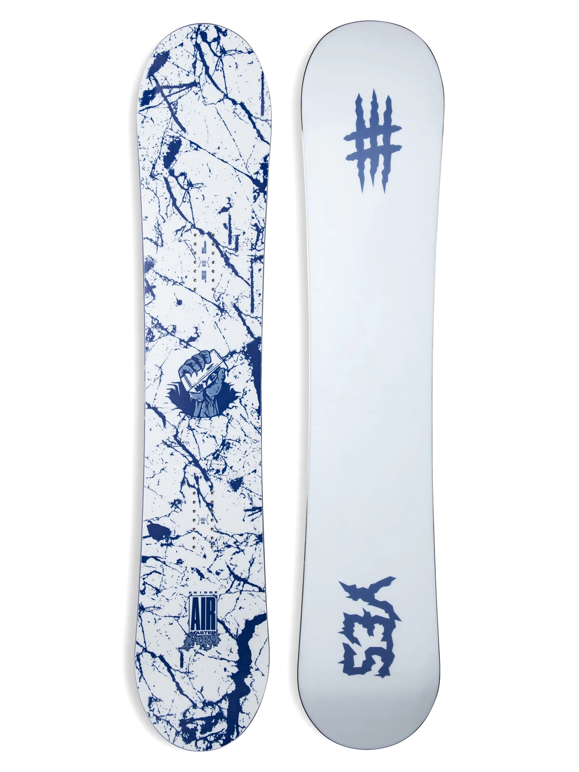 Snowboard Yes Airmaster Xtrm Fridge 3D (white)