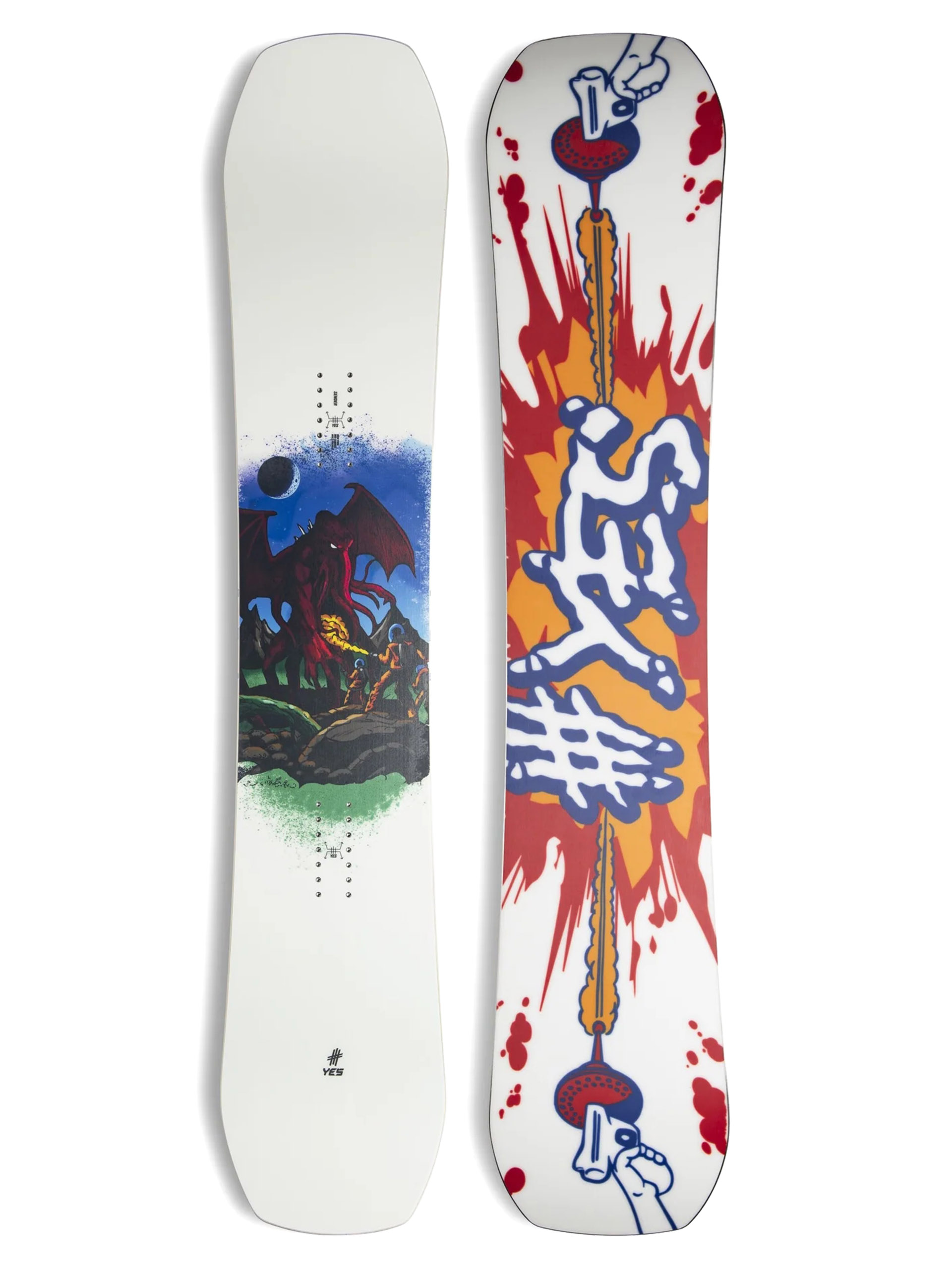 Snowboard Yes Airmaster 3D - albastru (black)