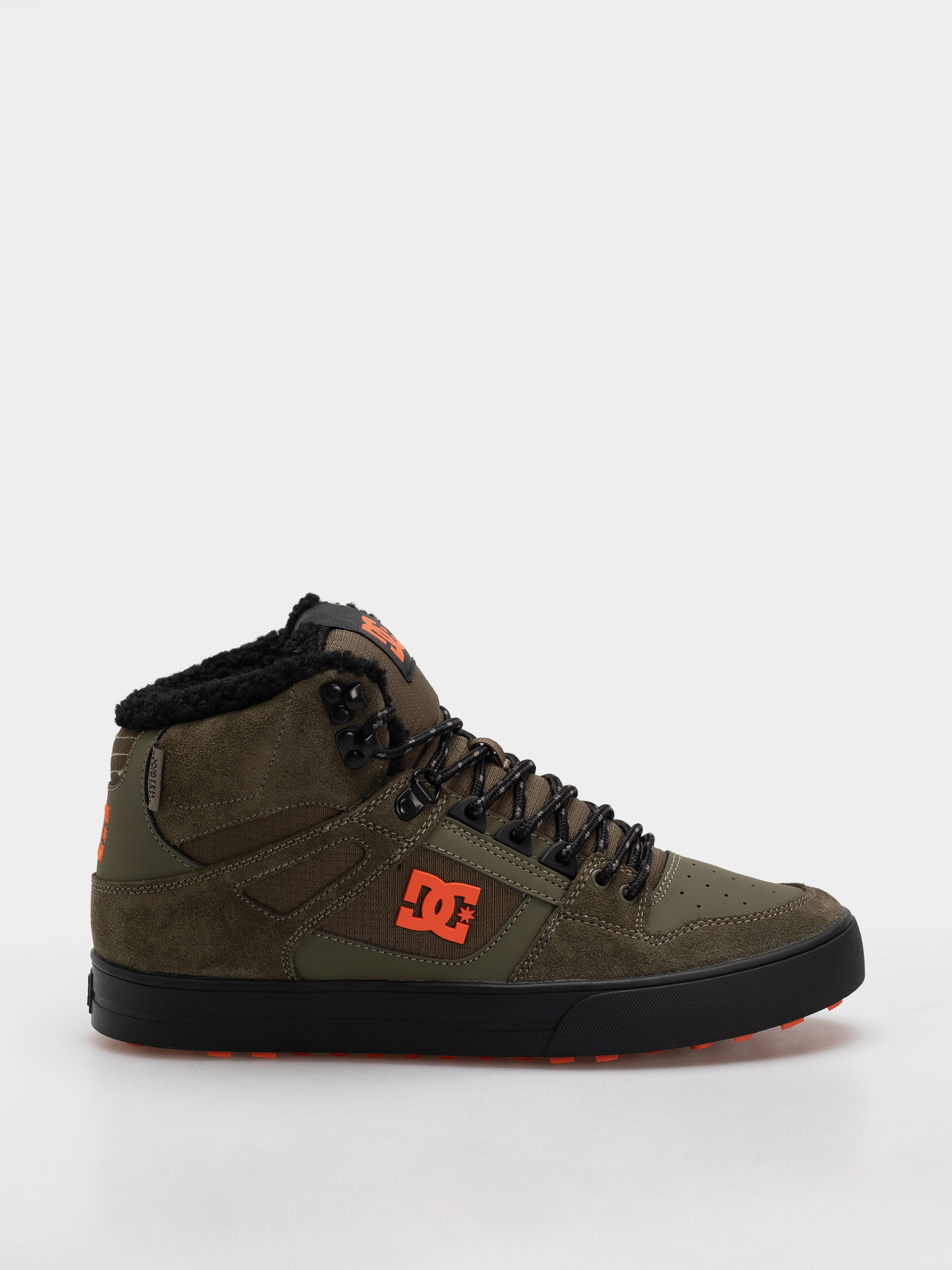 Pantofi DC Pure High Top Wc Wnt (olive/black)