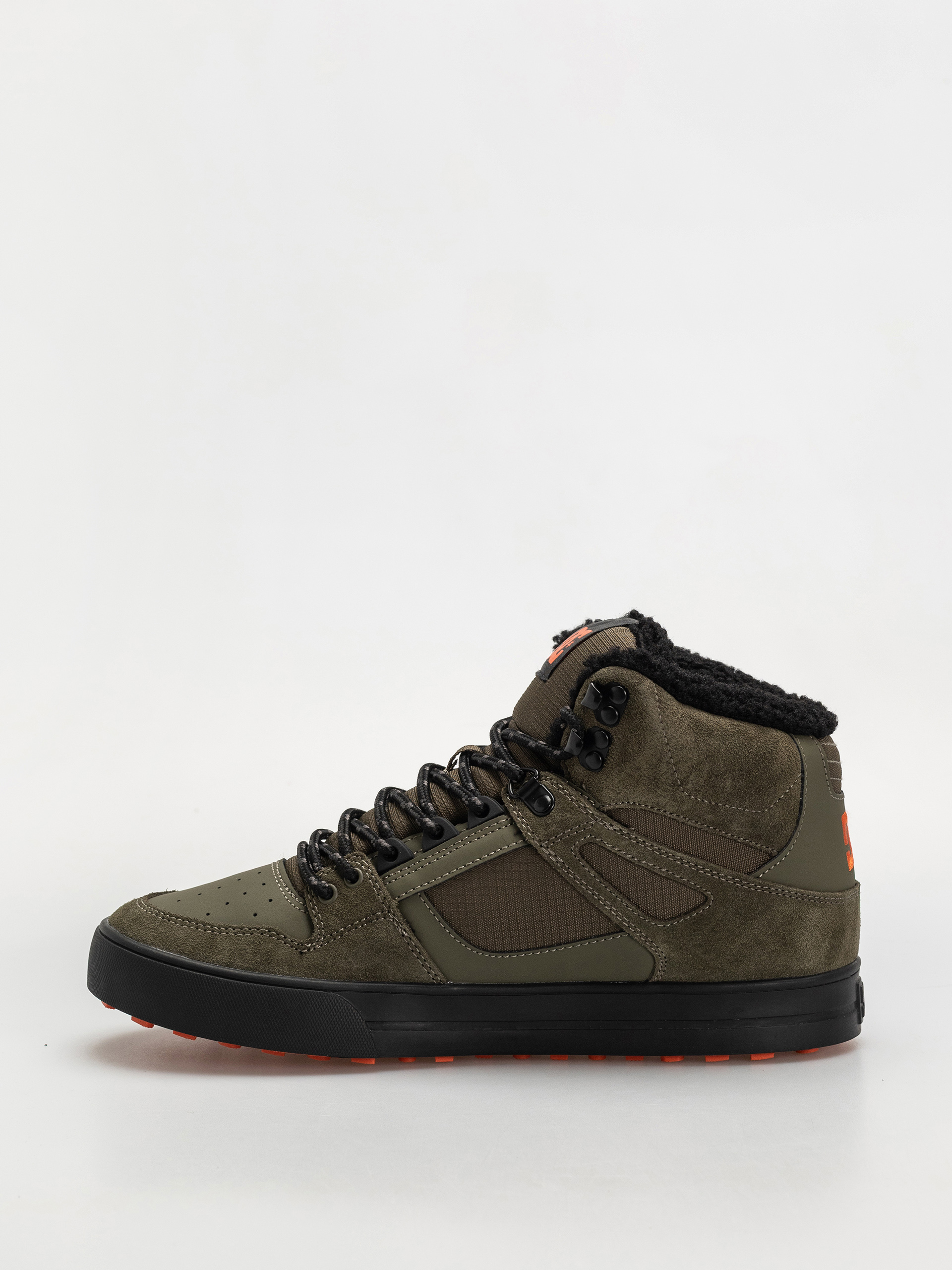 Pantofi DC Pure High Top Wc Wnt (olive/black)
