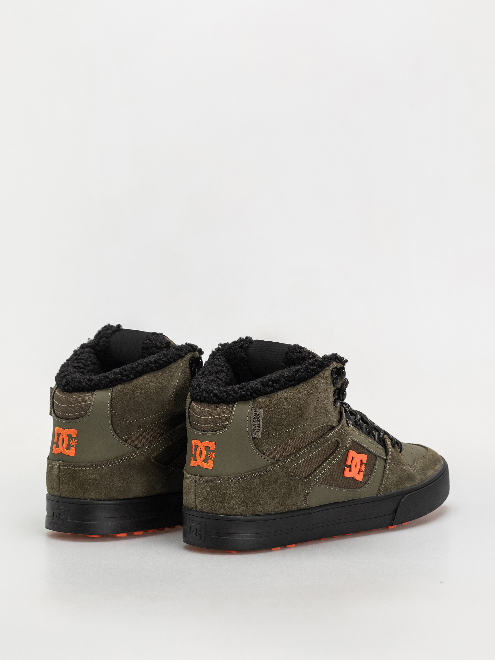Pantofi DC Pure High Top Wc Wnt (olive/black)
