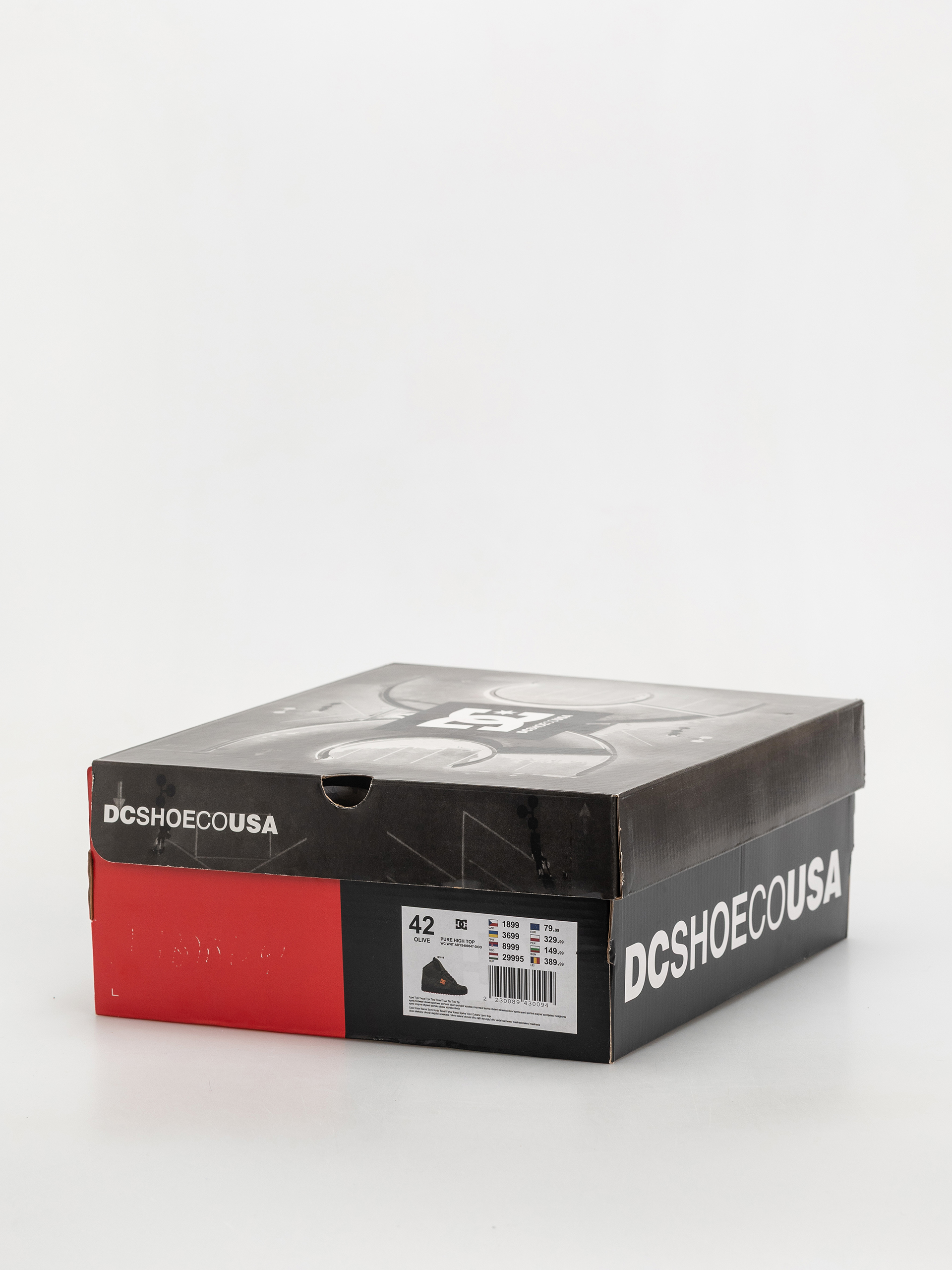 Pantofi DC Pure High Top Wc Wnt (olive/black)