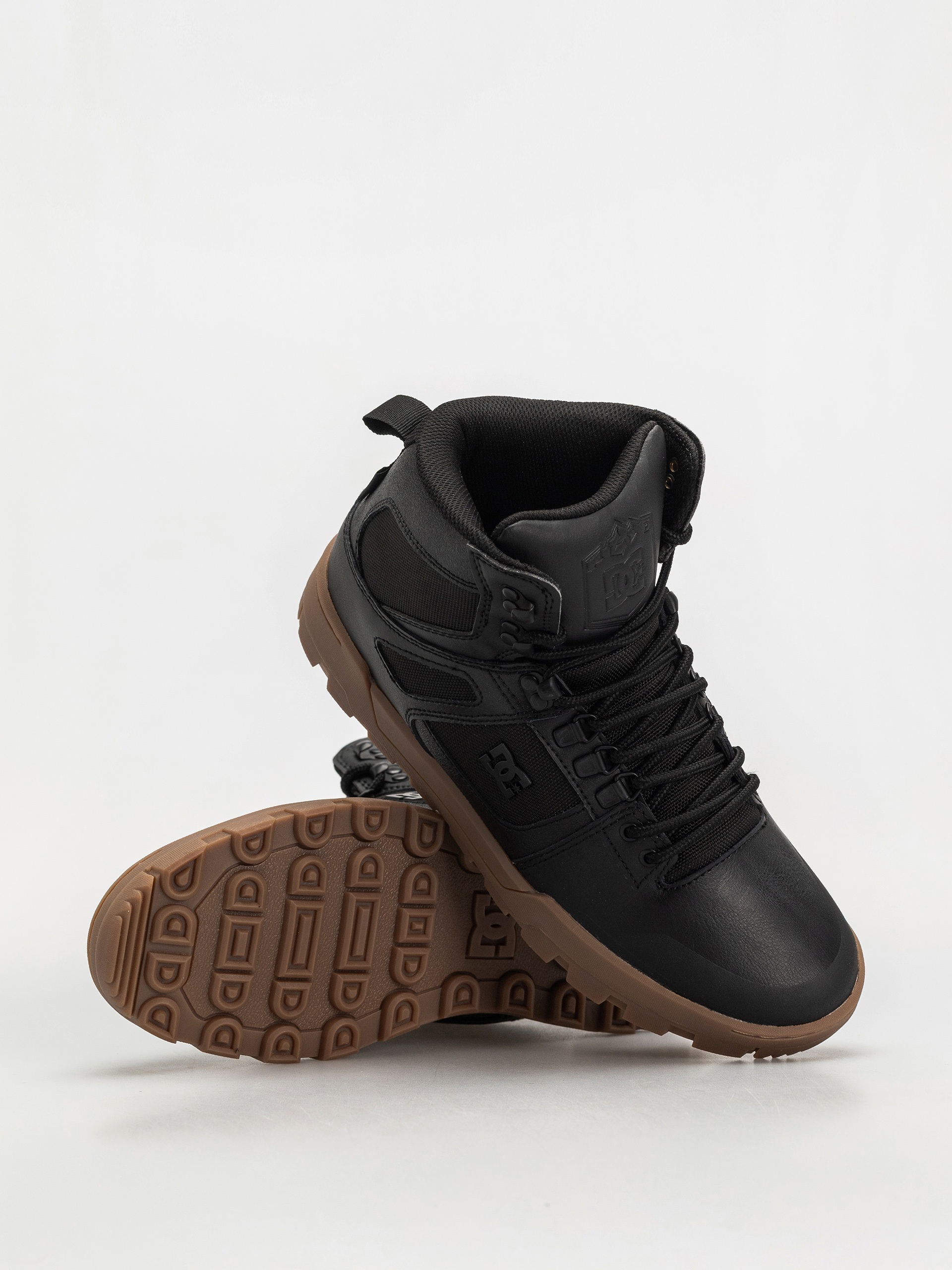 Pantofi DC Pure High Top Wr (black/gum)