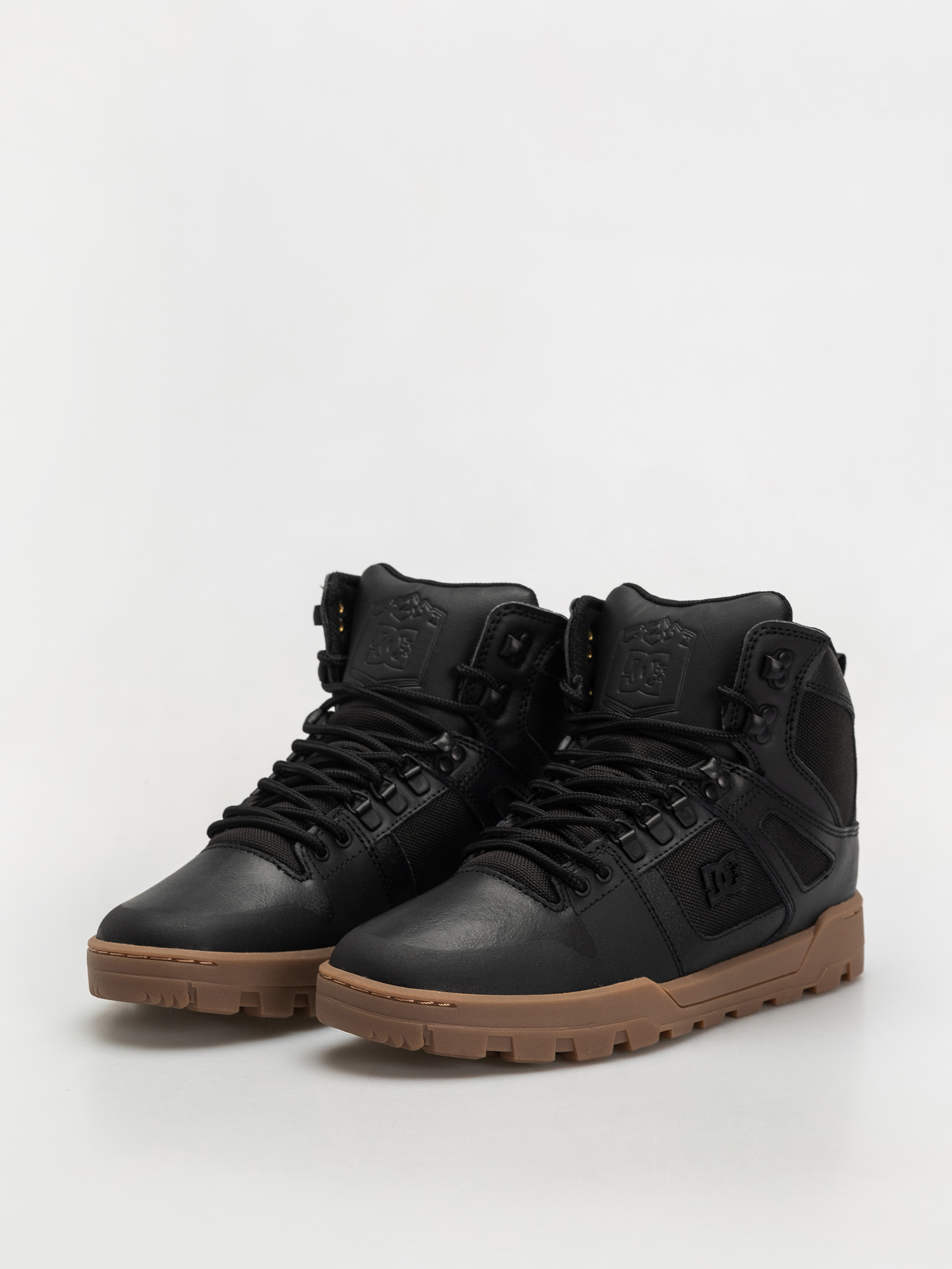 Pantofi DC Pure High Top Wr (black/gum)