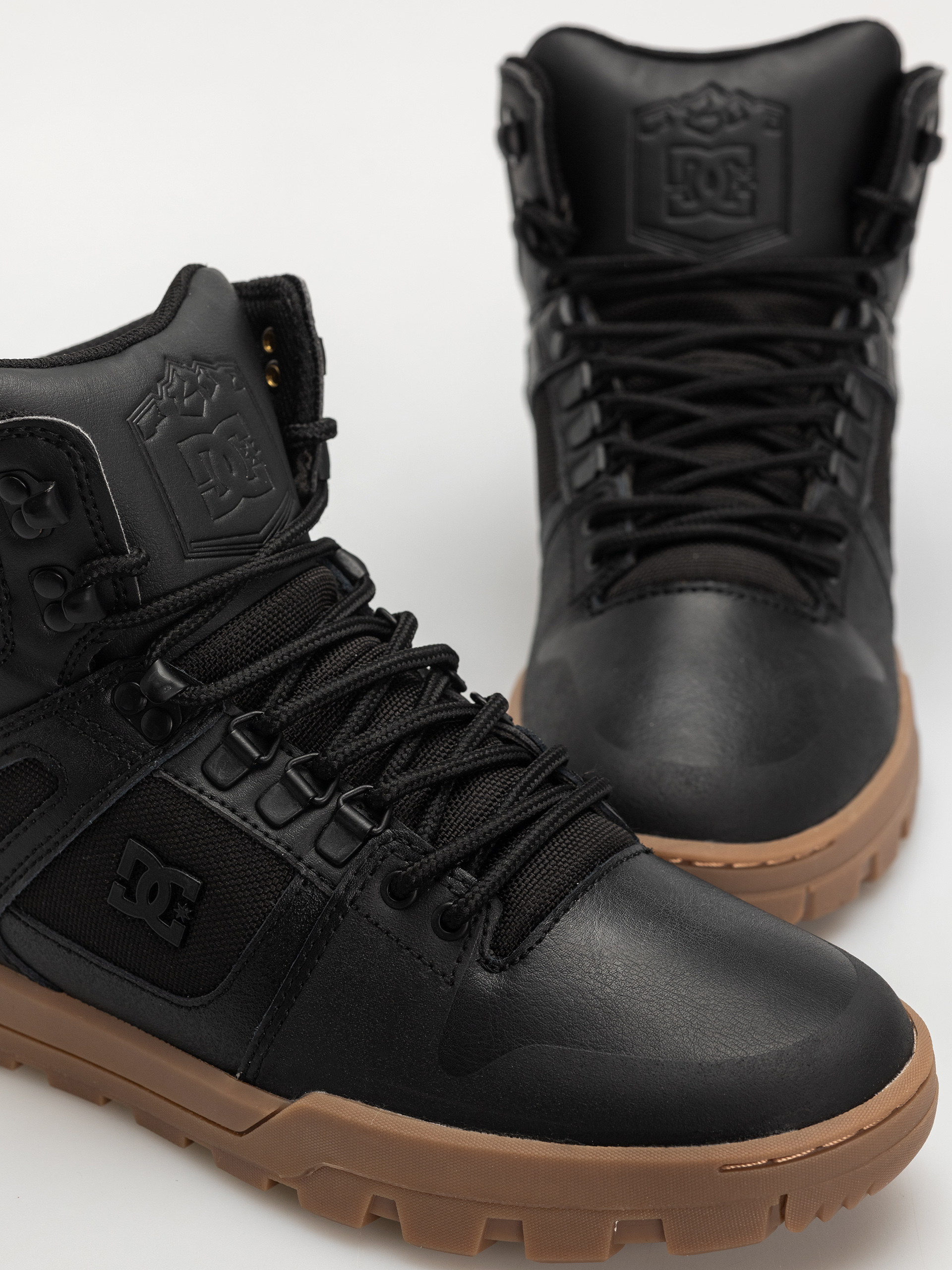 Pantofi DC Pure High Top Wr (black/gum)