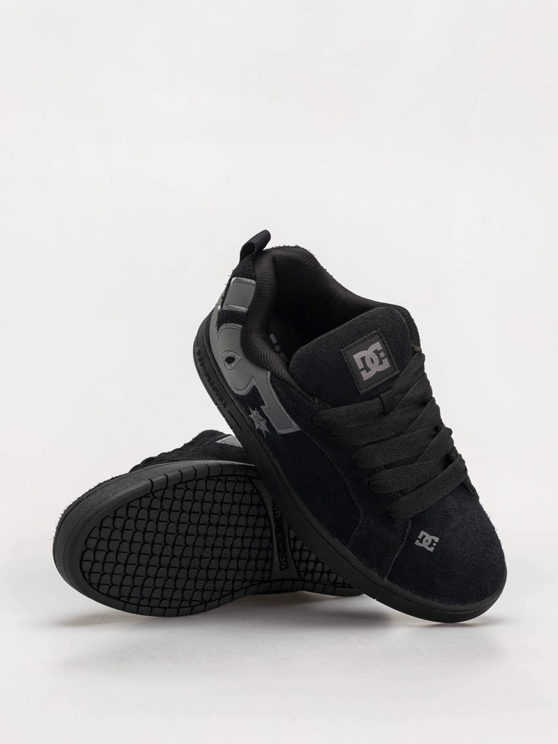 Pantofi DC Court Graffik Se (black/black/grey)