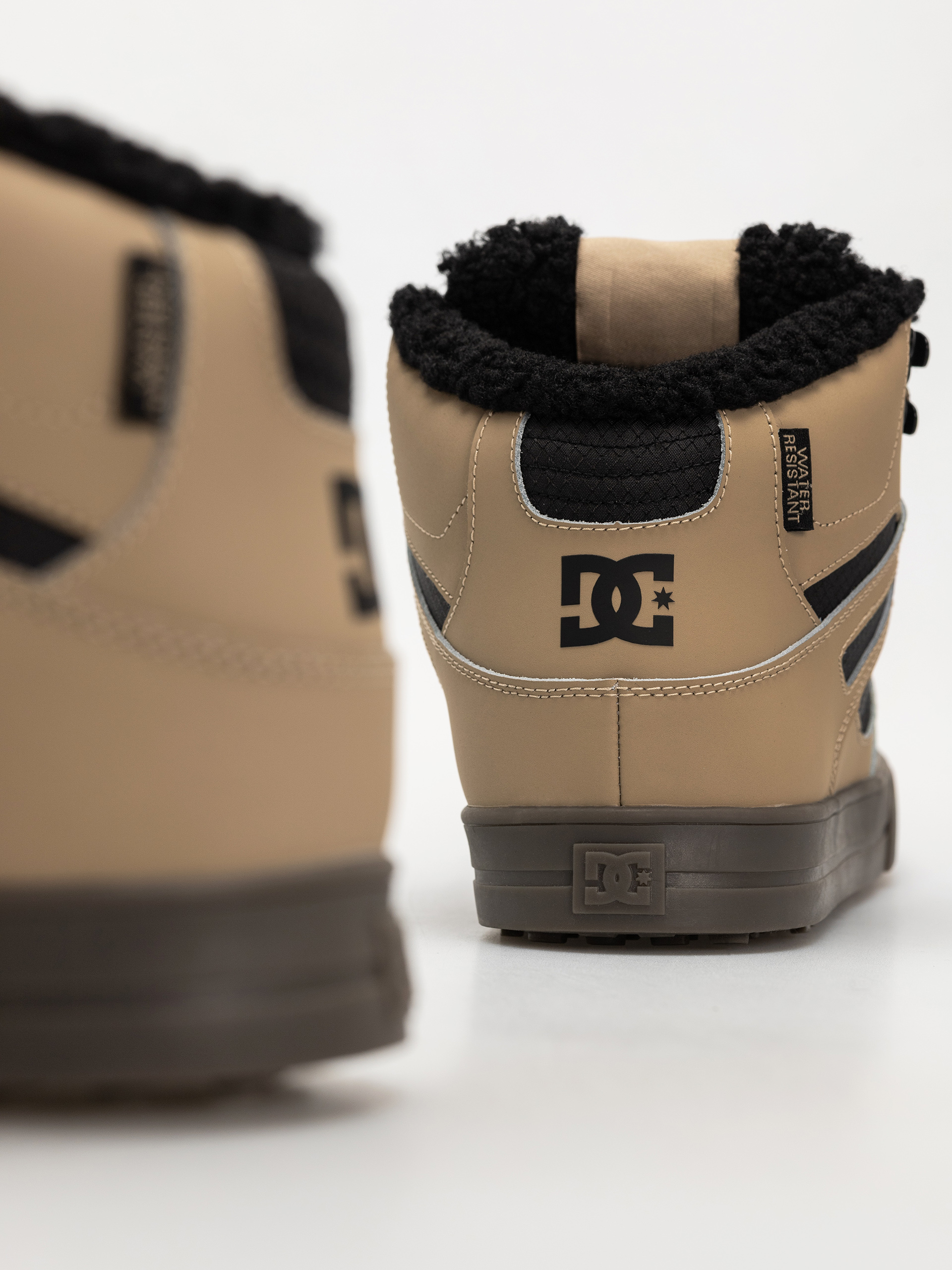 Pantofi DC Pure High Top Wc Wnt (tan/black)
