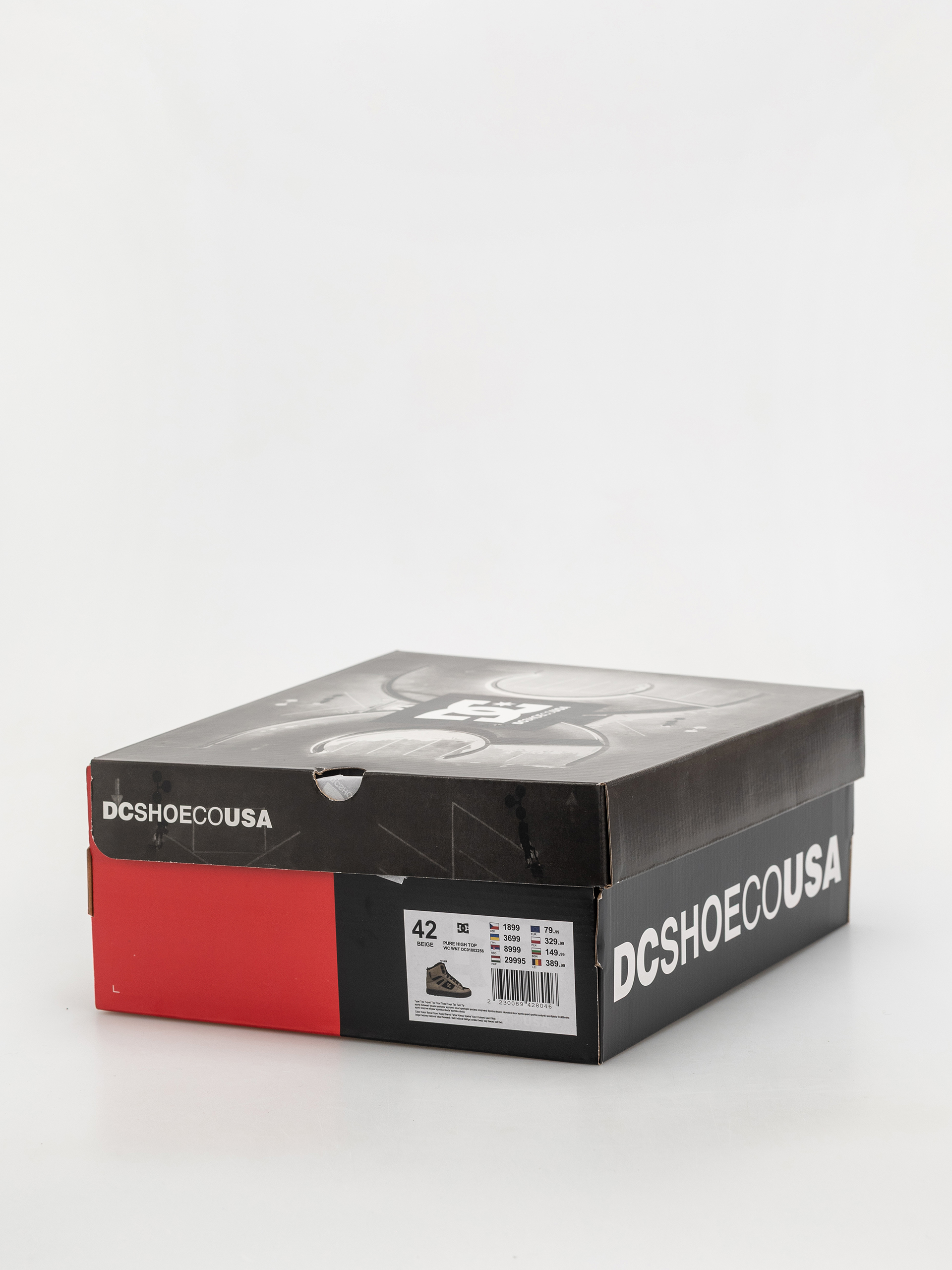 Pantofi DC Pure High Top Wc Wnt (tan/black)