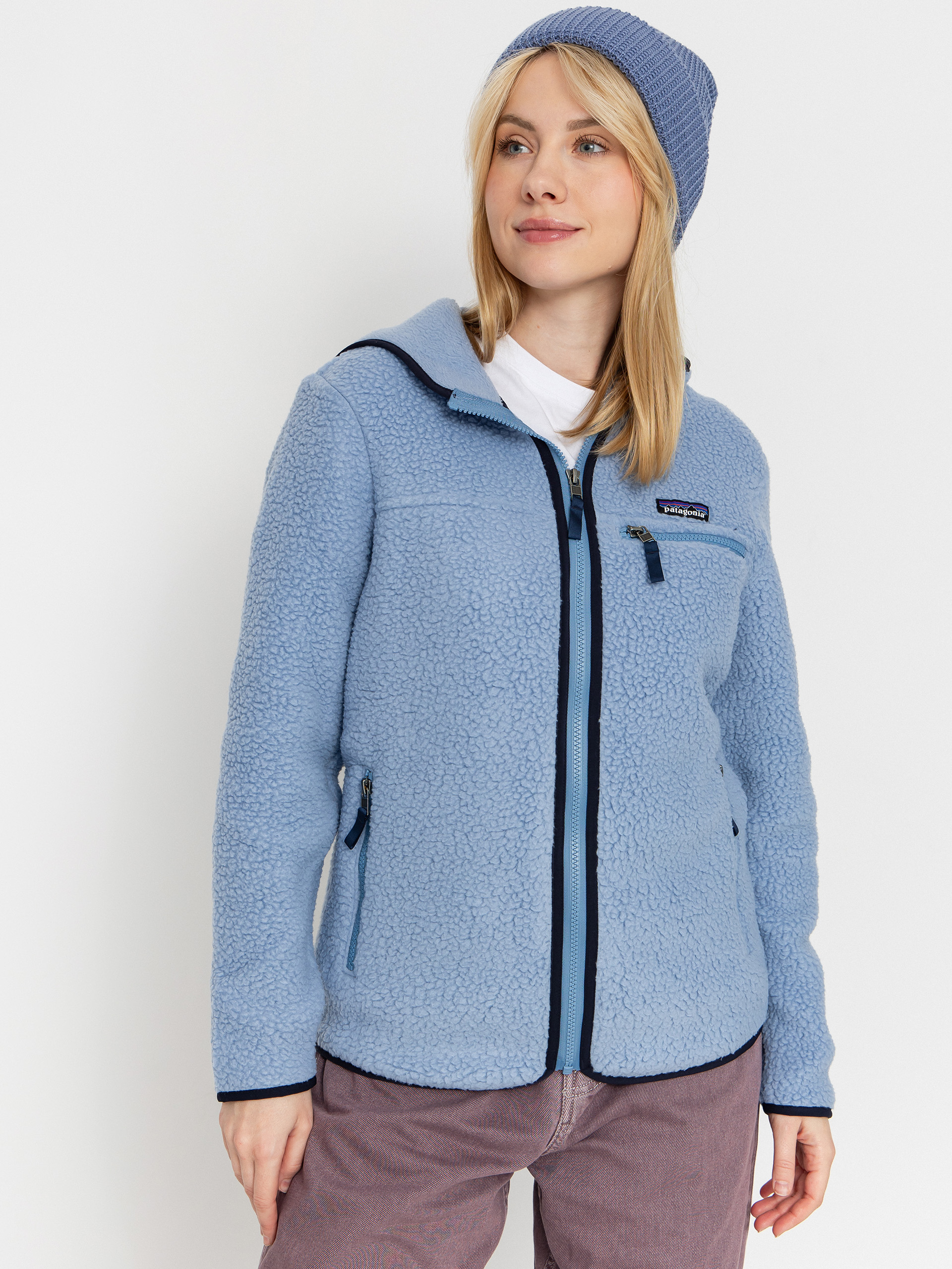 Hanorac din fleece Patagonia Retro Pile HD Wmn (barnacle blue)