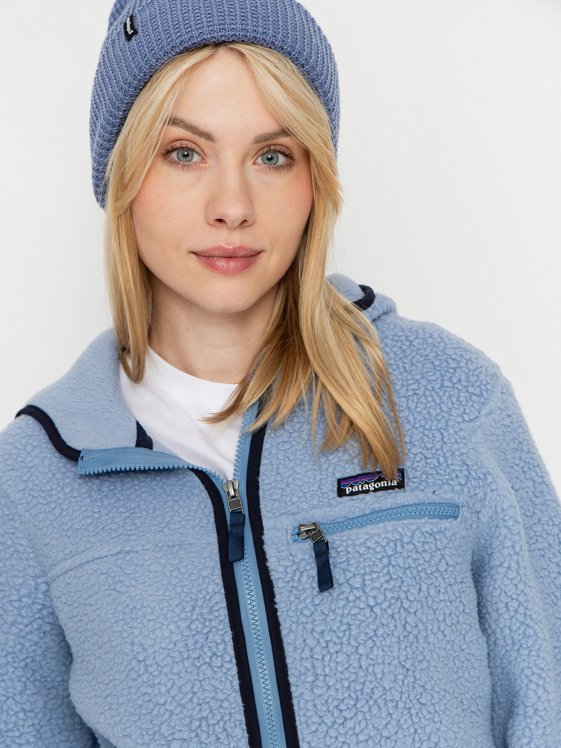 Pentru femei Hanorac din fleece Patagonia Retro Pile HD (barnacle blue)