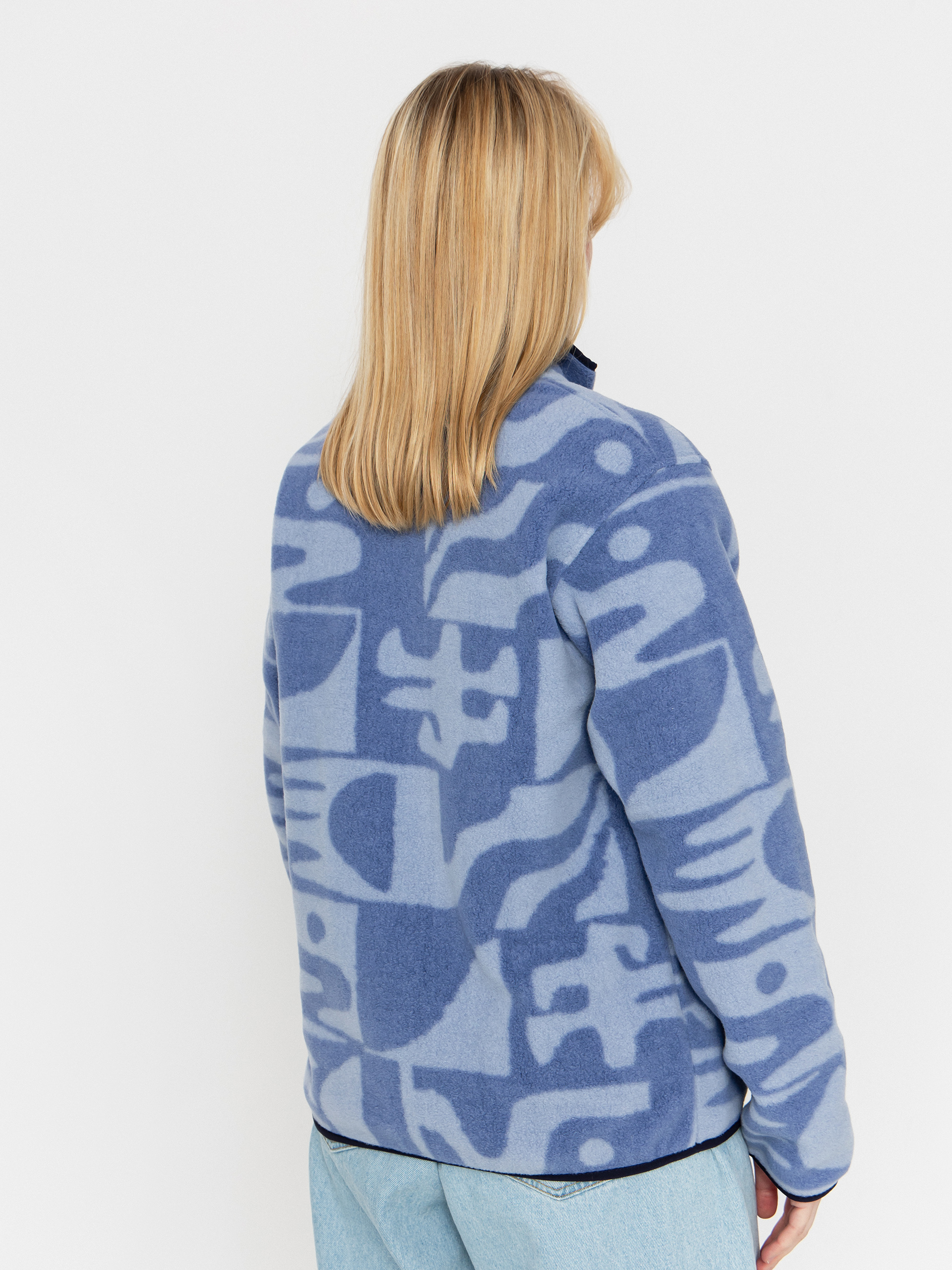 Pentru femei Hanorac din fleece Patagonia LW Synch Snap T (mother tree barnacle blue)