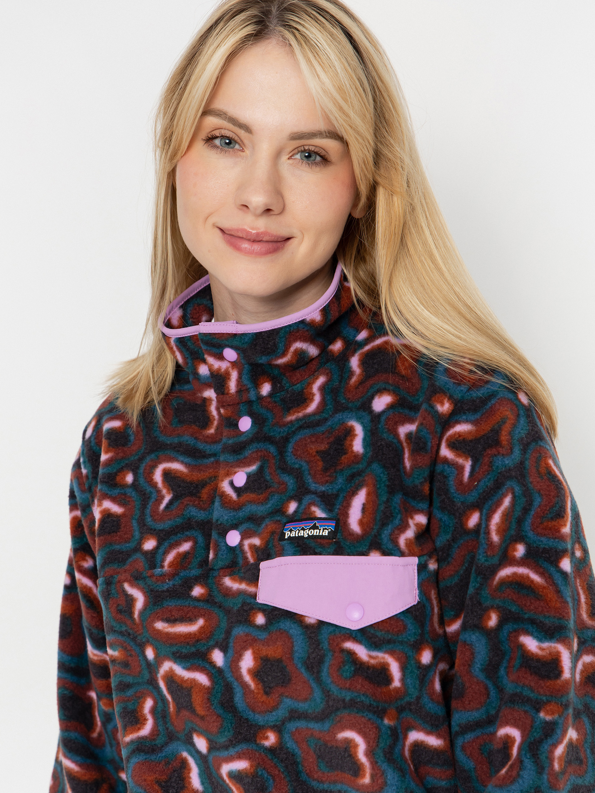 Pentru femei Hanorac din fleece Patagonia LW Synch Snap T (soft spirea dried vanilla)