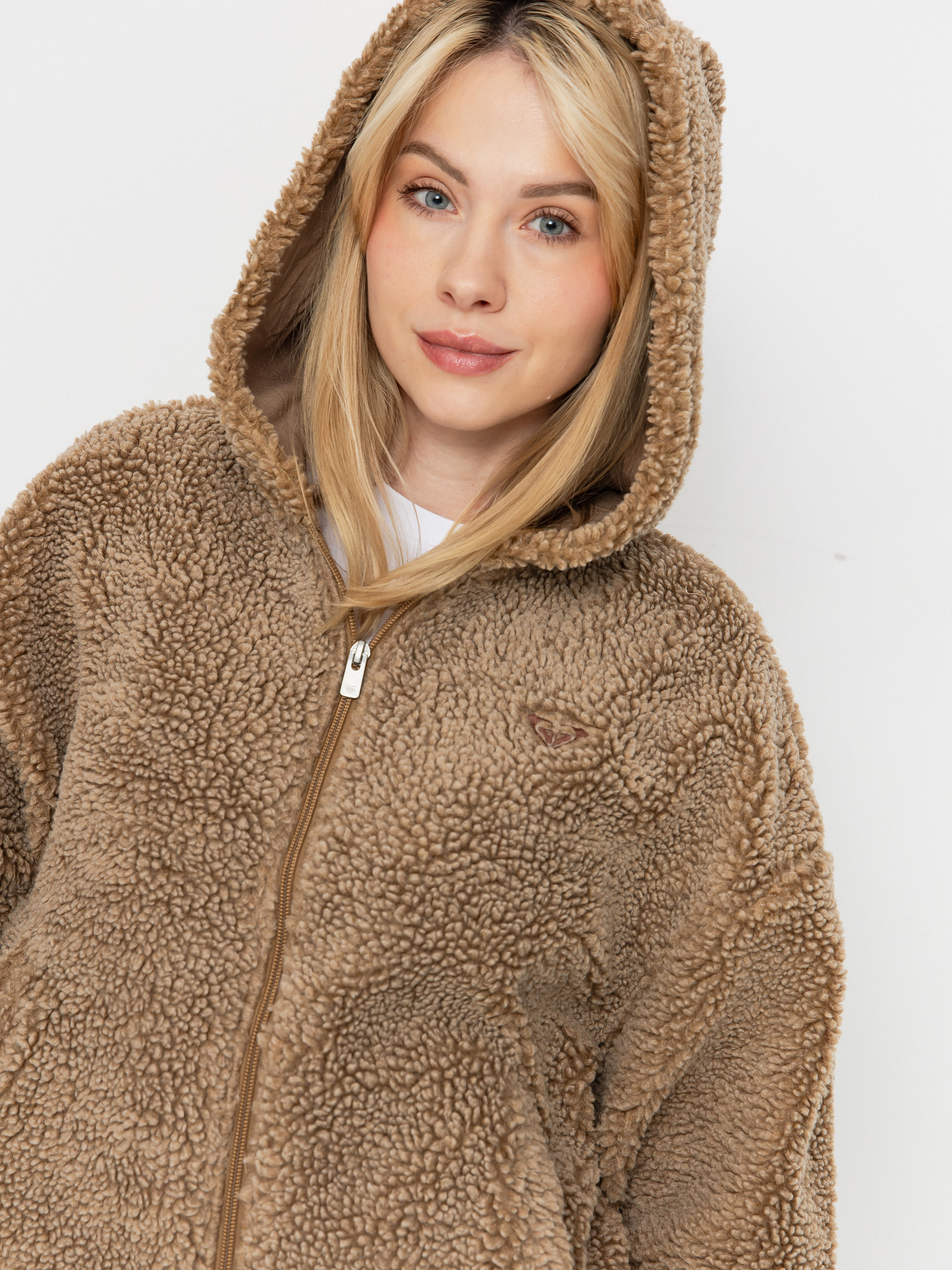 Pentru femei Hanorac din fleece Roxy City Track (woodsmoke)