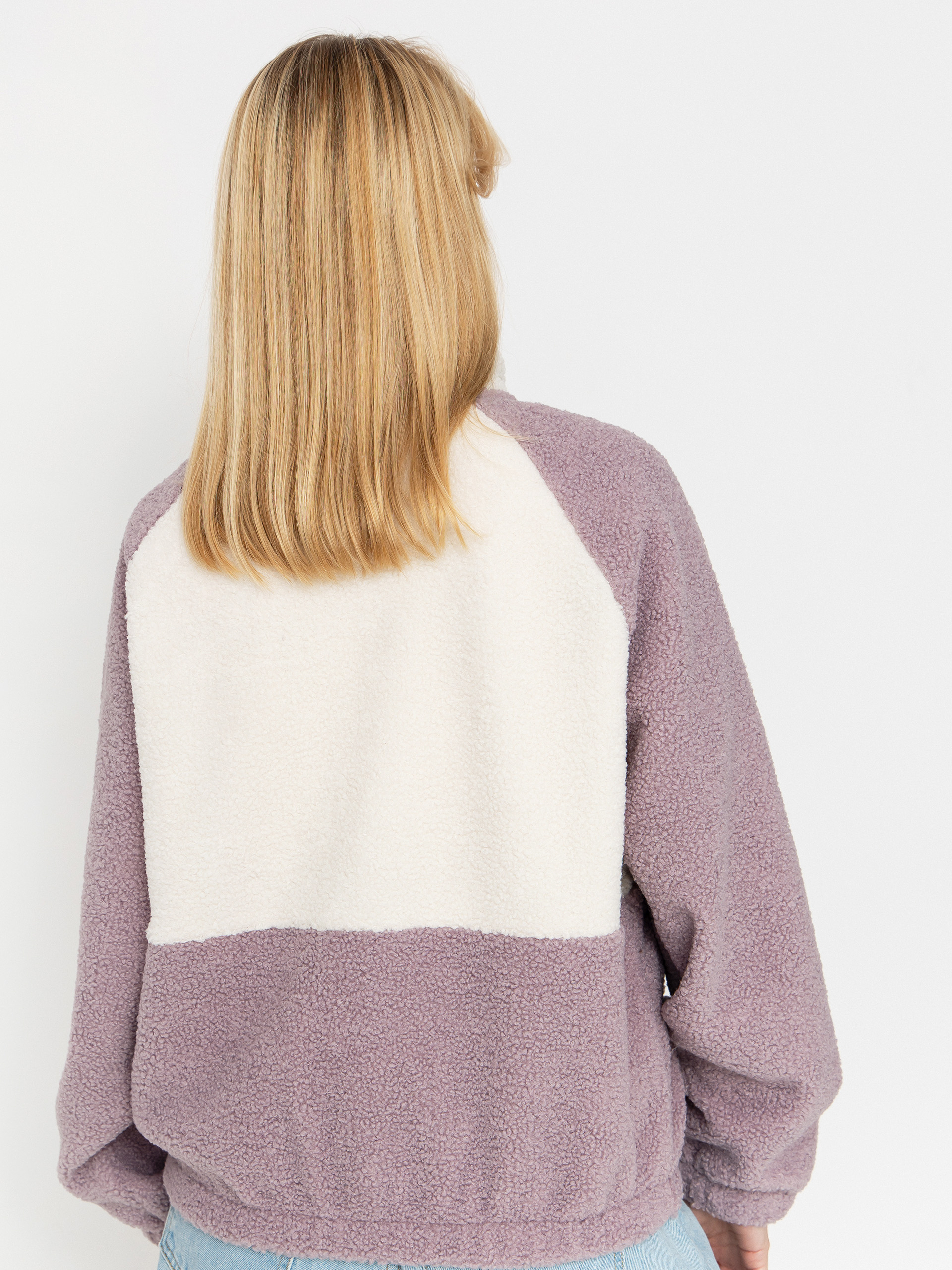 Pentru femei Hanorac din fleece Roxy Waves Of Warmth Colorblock (nirvana)