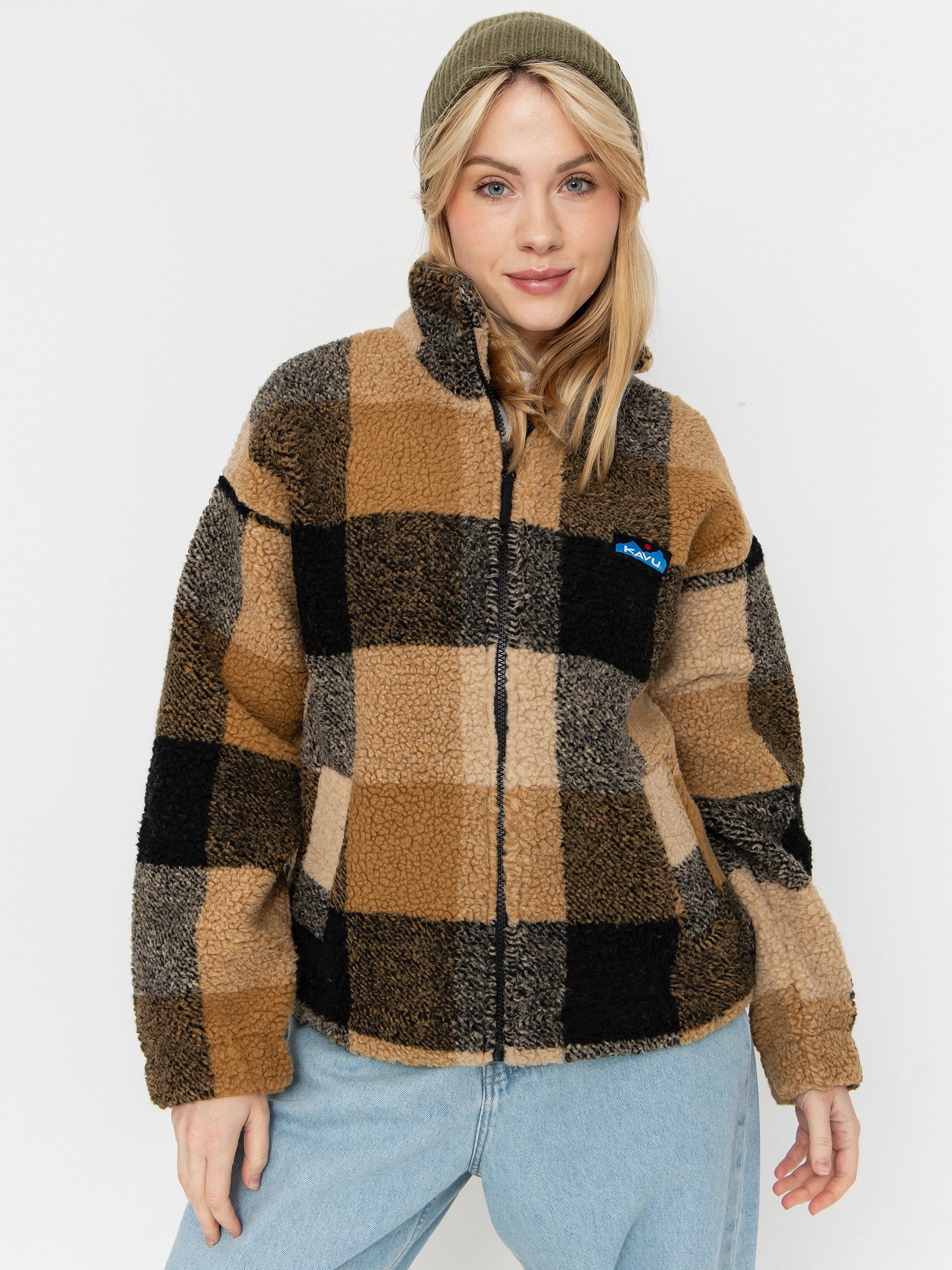 Hanorac din fleece Kavu Loven Wmn (hilltop plaid)