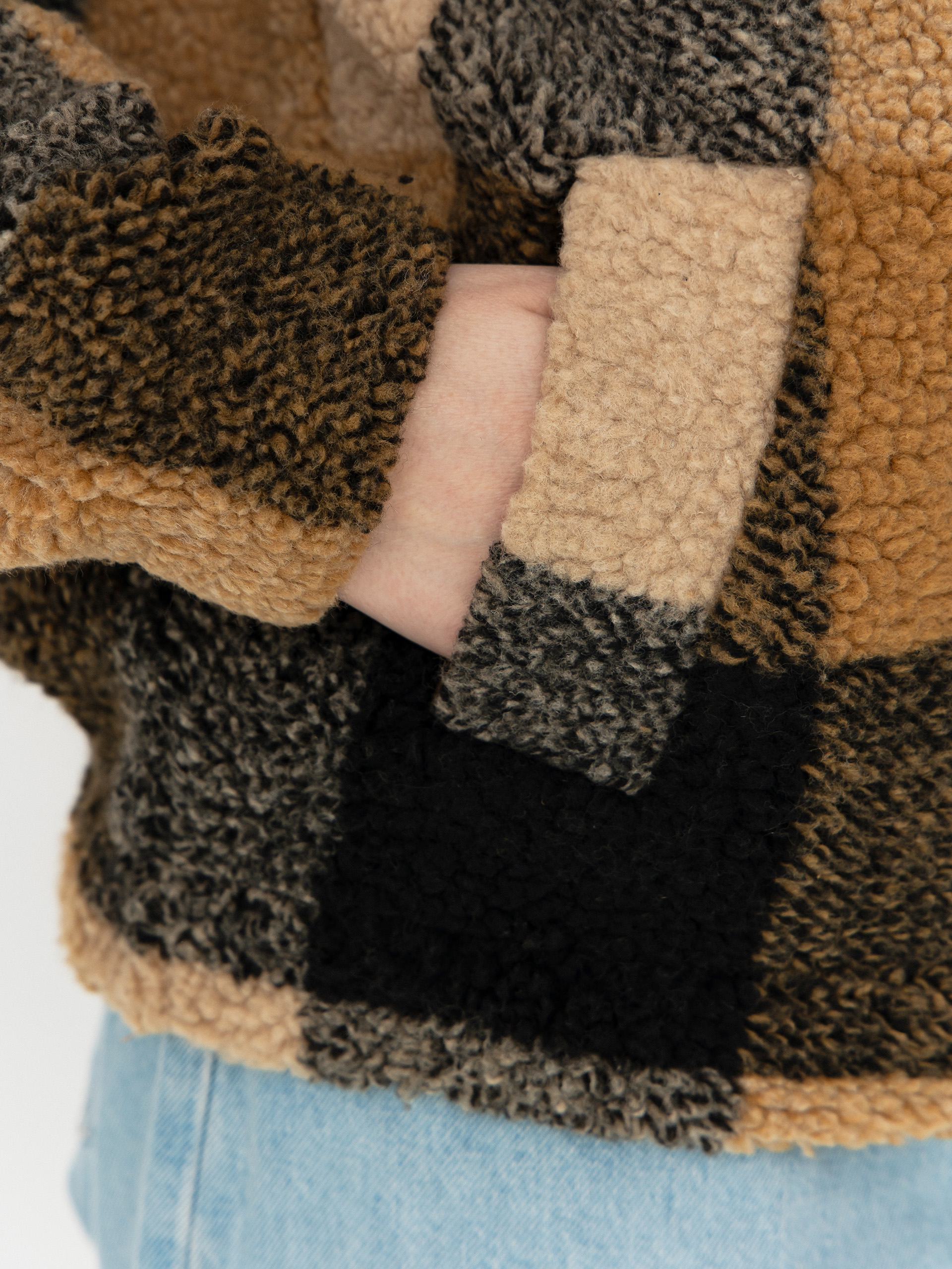 Pentru femei Hanorac din fleece Kavu Loven (hilltop plaid)