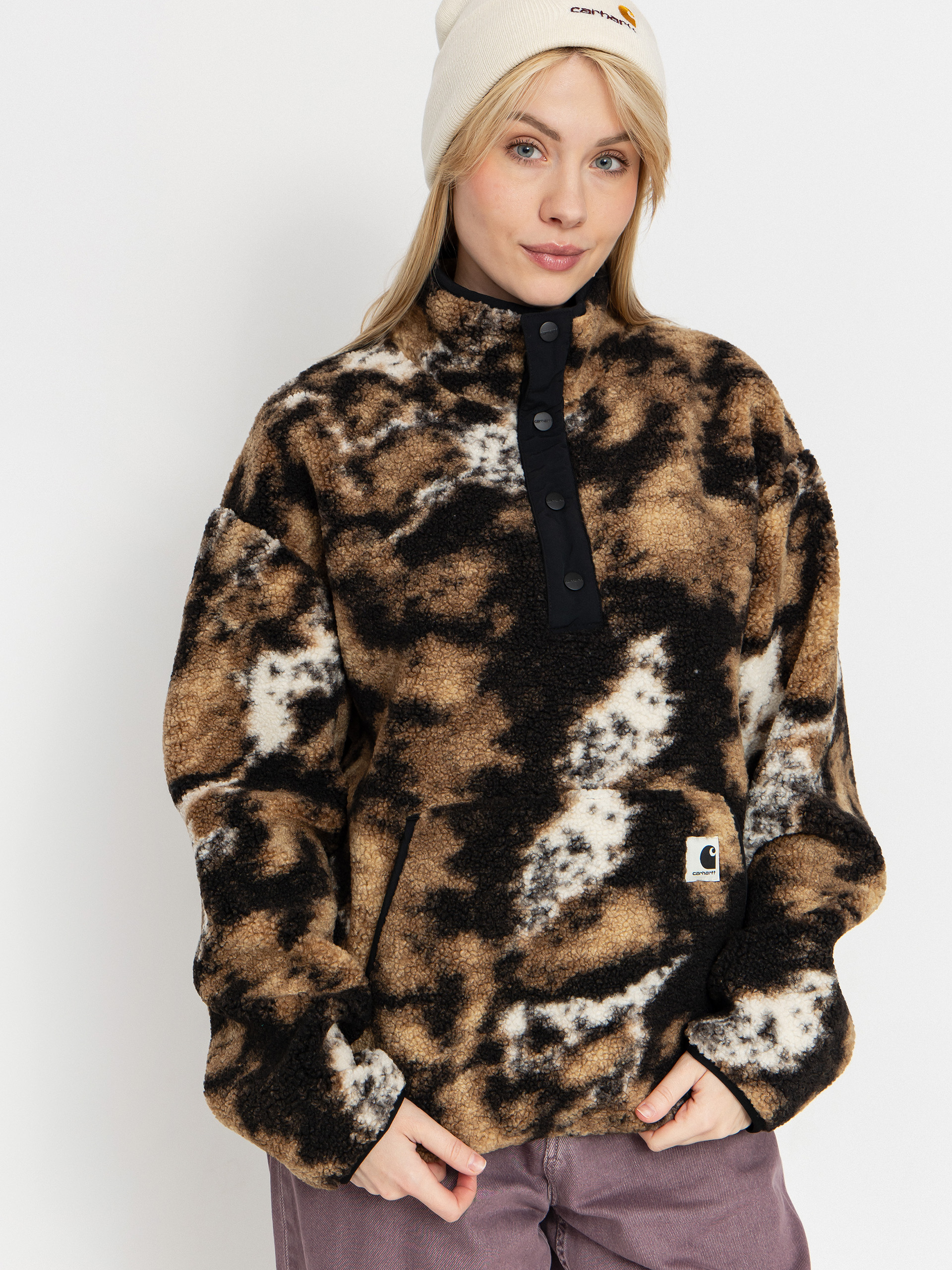 Hanorac din fleece Carhartt WIP Elliot Wmn