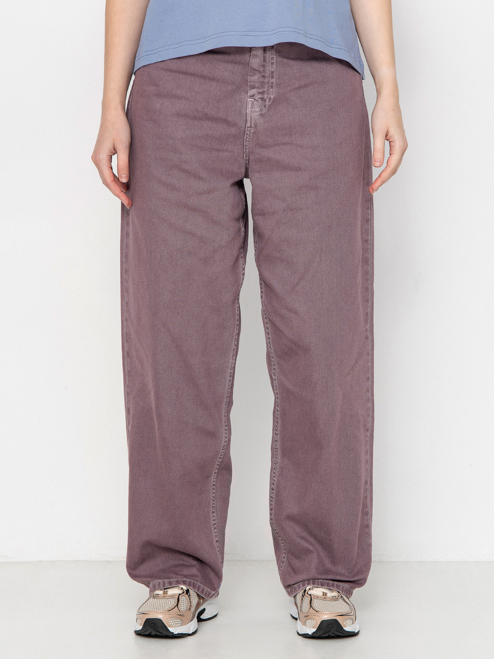 Pantaloni Carhartt WIP Brandon Wmn (phlox/stone dyed)