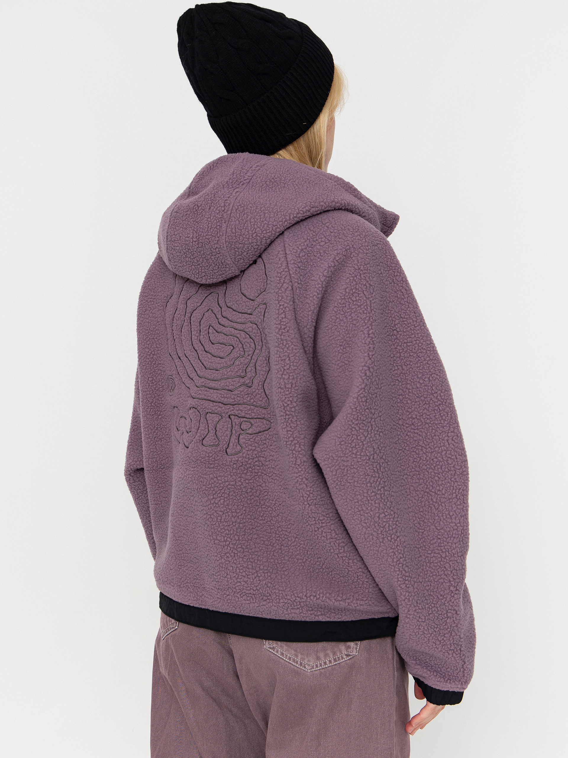 Pentru femei Hanorac din fleece Carhartt WIP Helix (phlox/porphyry)