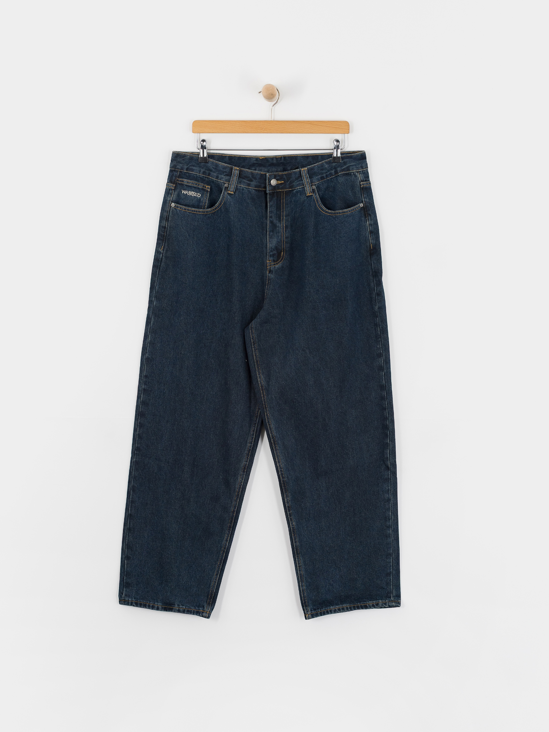 Pantaloni Wasted Paris Crest Casper (raw blue)